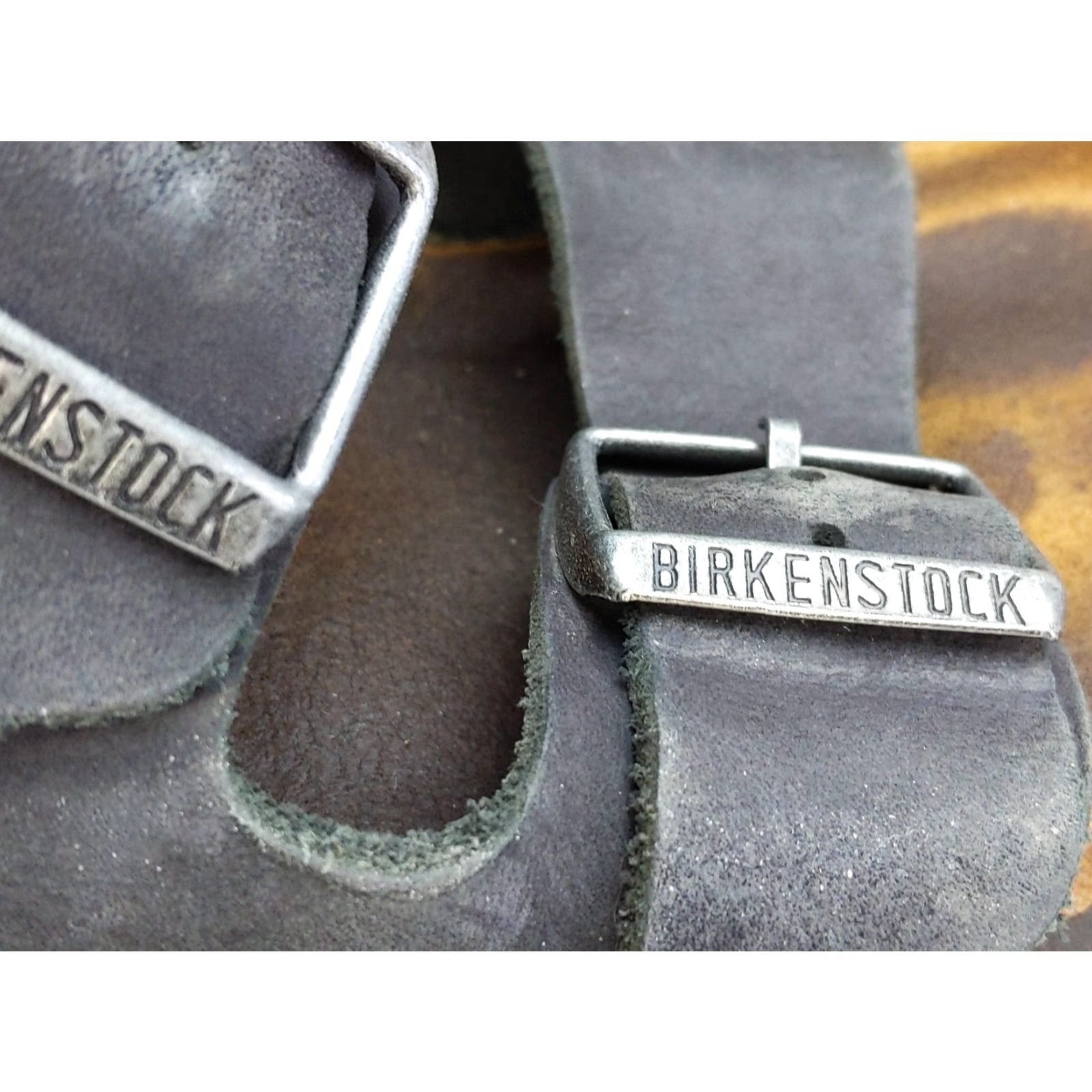 Birkenstock Birkenstock Arizona Soft Footbed Sandals Womens 7 38 Black Suede Slide Comfort Size US 7 / IT 37 - 4 Thumbnail