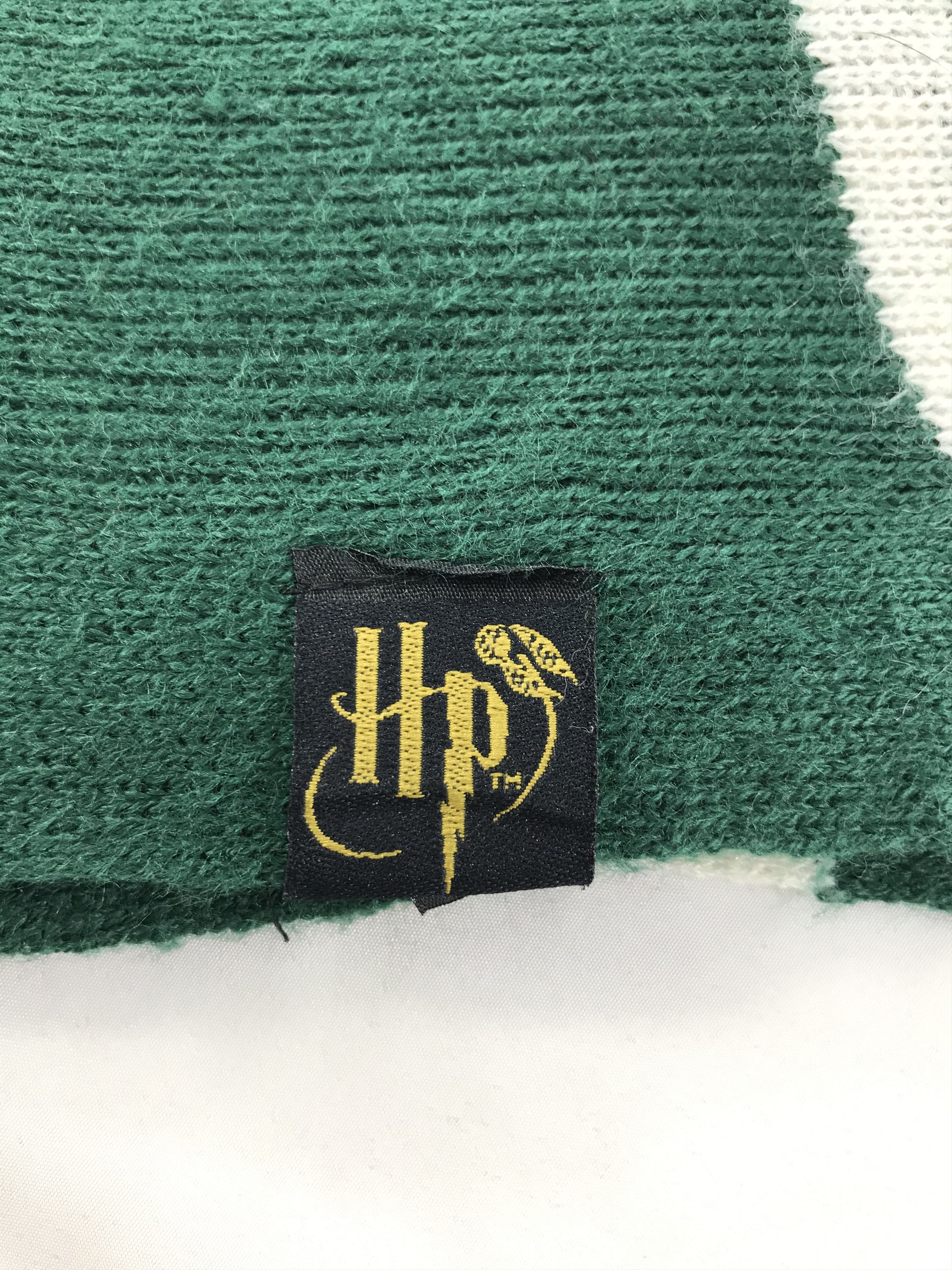 Vintage Harry Potter House Slytherin Scarf Muffler V102 Size ONE SIZE - 4 Thumbnail
