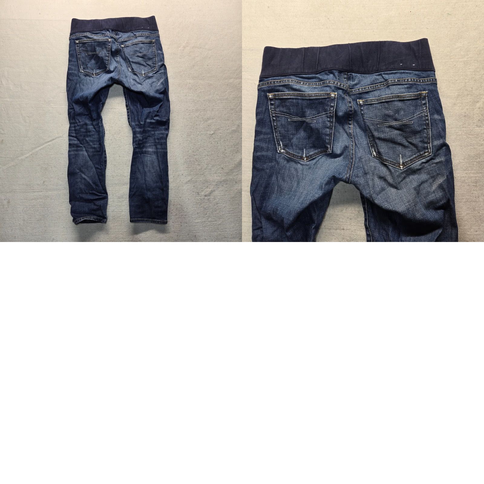 Gap Gap Jeans Denim Skinny Women Size 10 26in Inseam Blue Dark Wash Stretch 5-Pocket Size 32" / US 10 / IT 46 - 8 Thumbnail