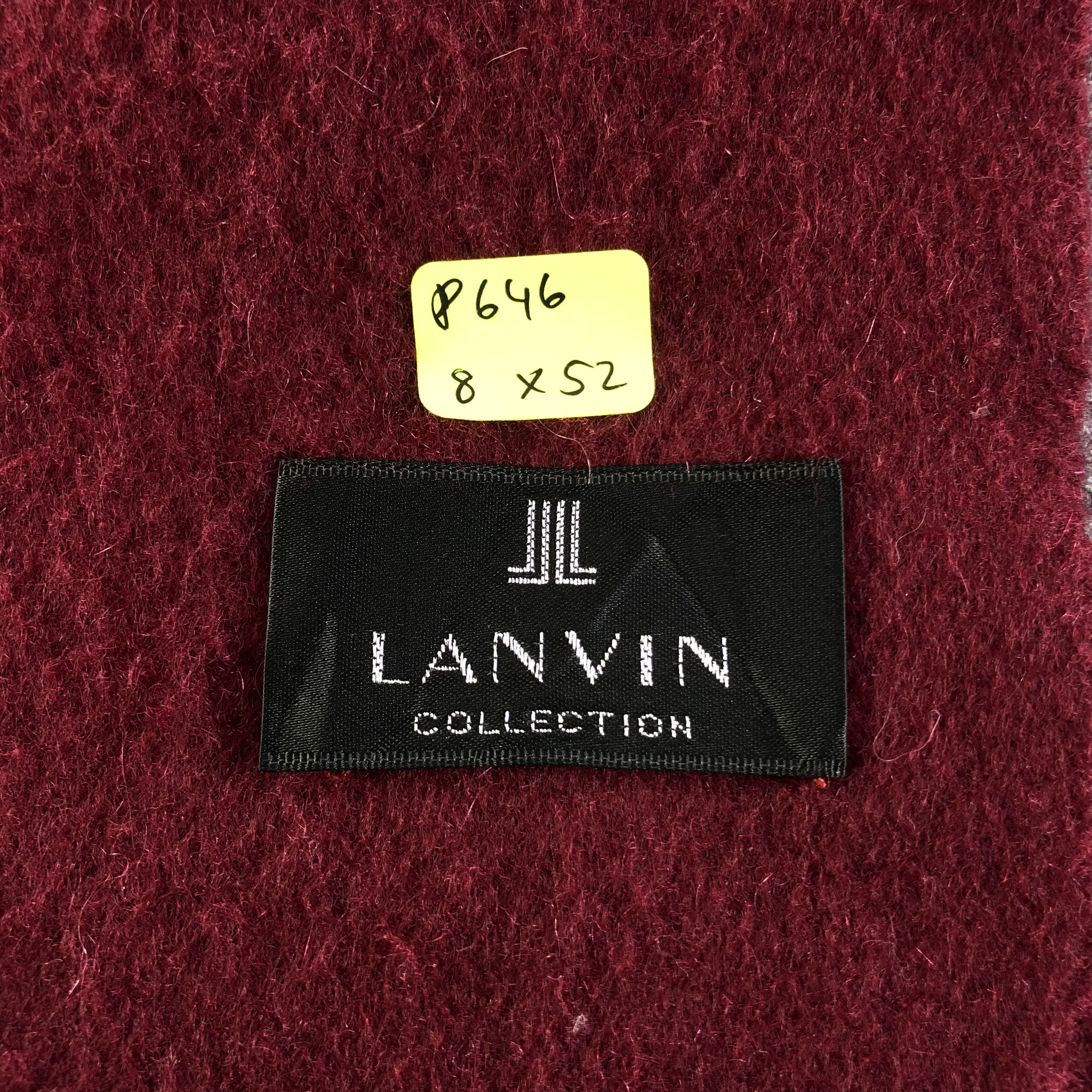 Lanvin Lanvin Cashmere Scarf / Muffler / Neckwear P646 Size ONE SIZE - 7 Thumbnail