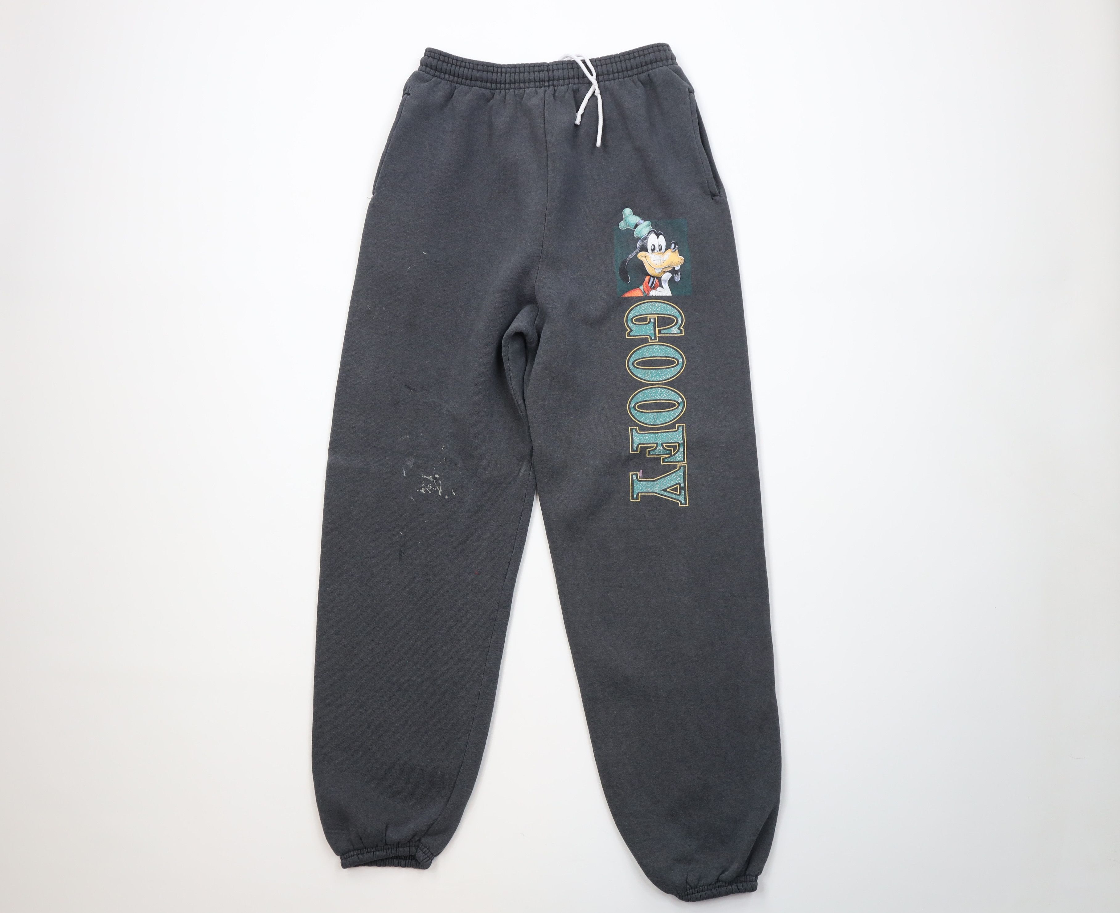 Disney Vintage 90s Disney Goofy Heavy Sweatpants Joggers Pants Size US 34 / EU 50 - 1 Thumbnail