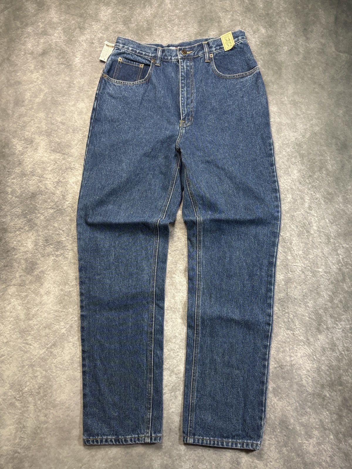 Joe Boxer × Vintage NOS 1990s Denim Jeans 90s Vintage Boxer America Oldstock Size US 34 / EU 50 - 9 Thumbnail