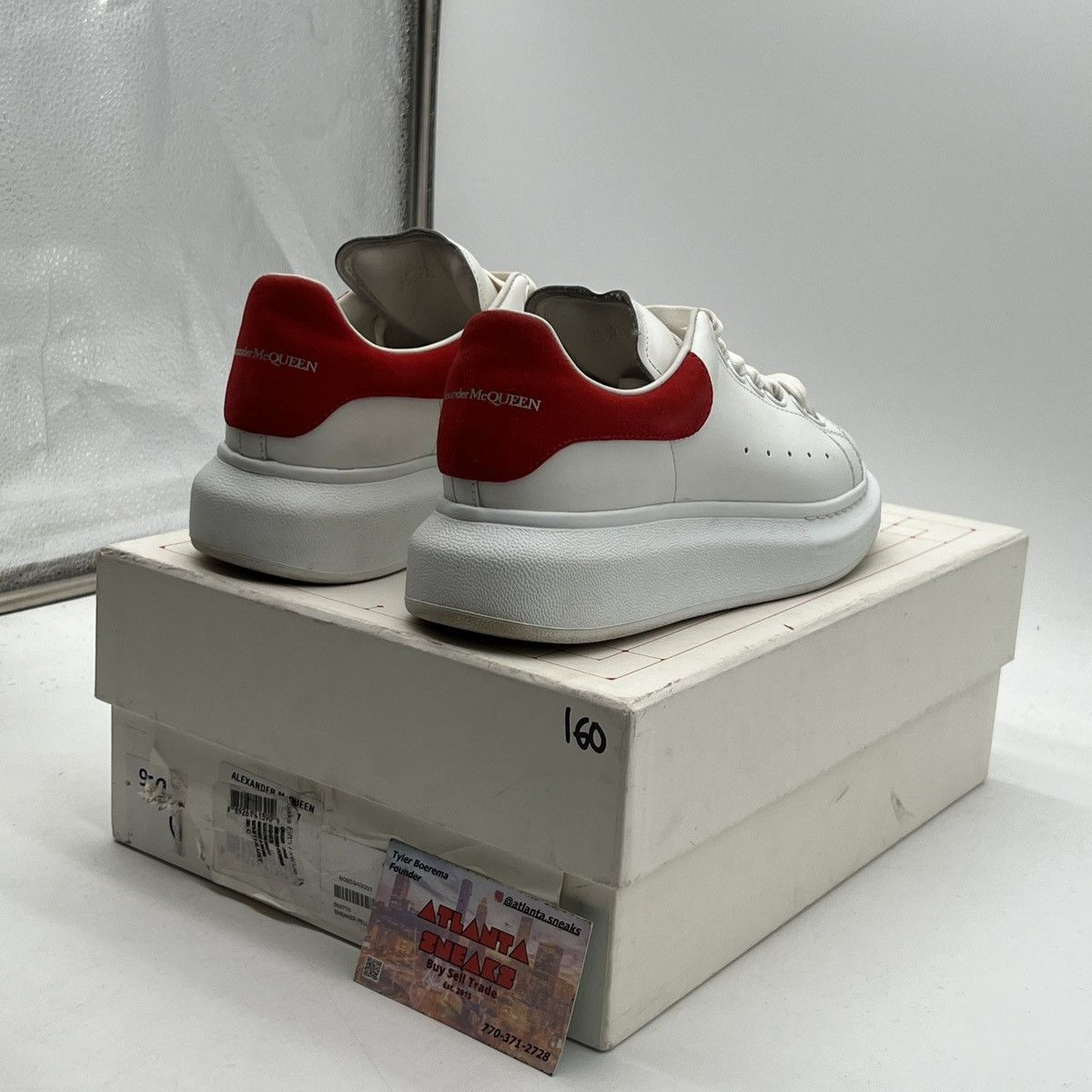 Alexander McQueen Alexander McQueen Wmns oversized sneaker lush red Size US 6 / EU 39 - 5 Thumbnail