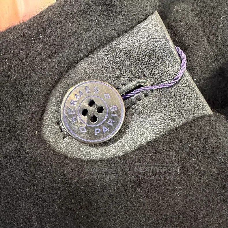 Hermes Hermes Black Cocoon Shaped Cashmere Coat Size XS / US 0-2 / IT 36-38 - 3 Thumbnail