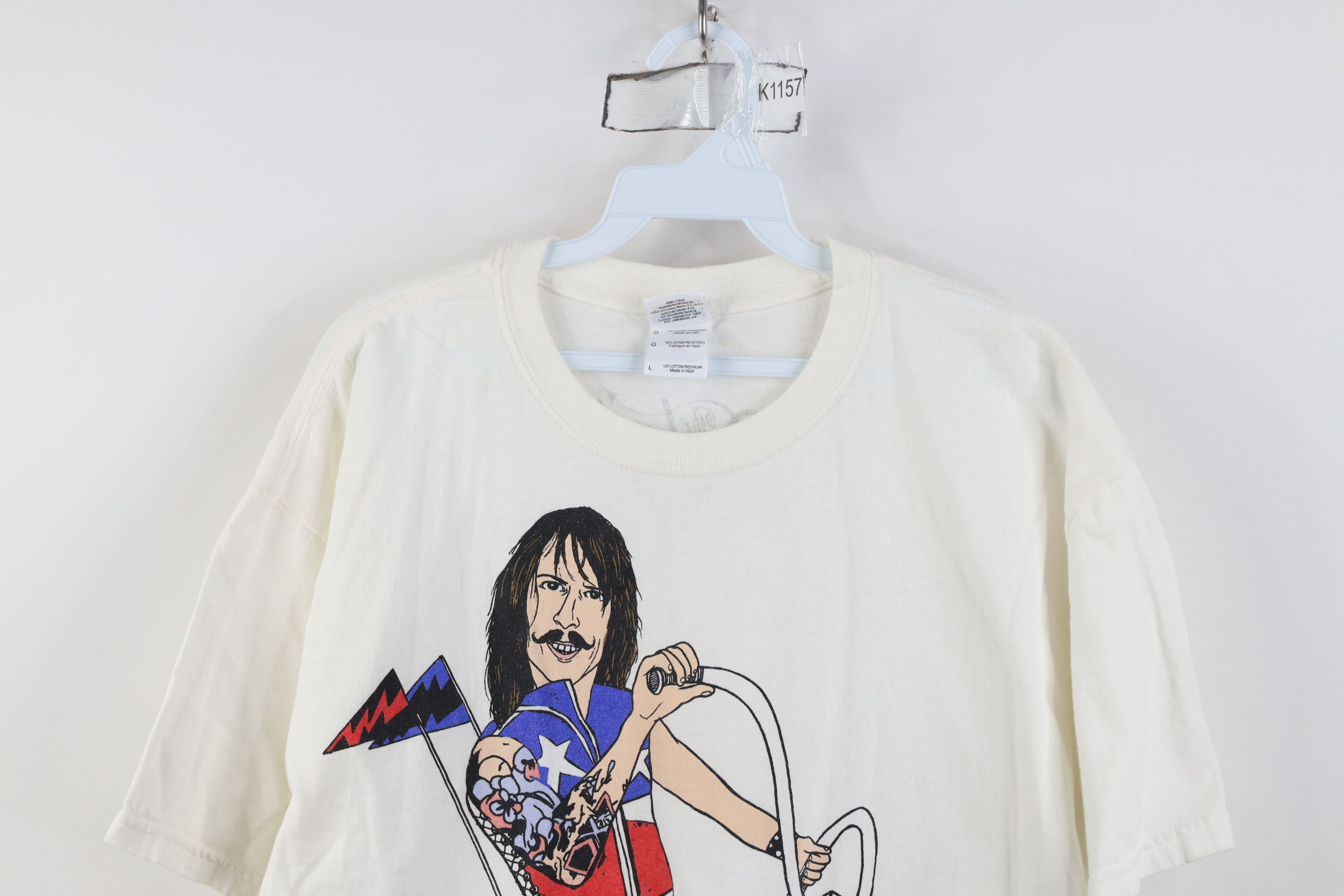 Vintage Vintage Y2K Justin The Darkness Band Short Sleeve T-Shirt Size US L / EU 52-54 / 3 - 2 Thumbnail