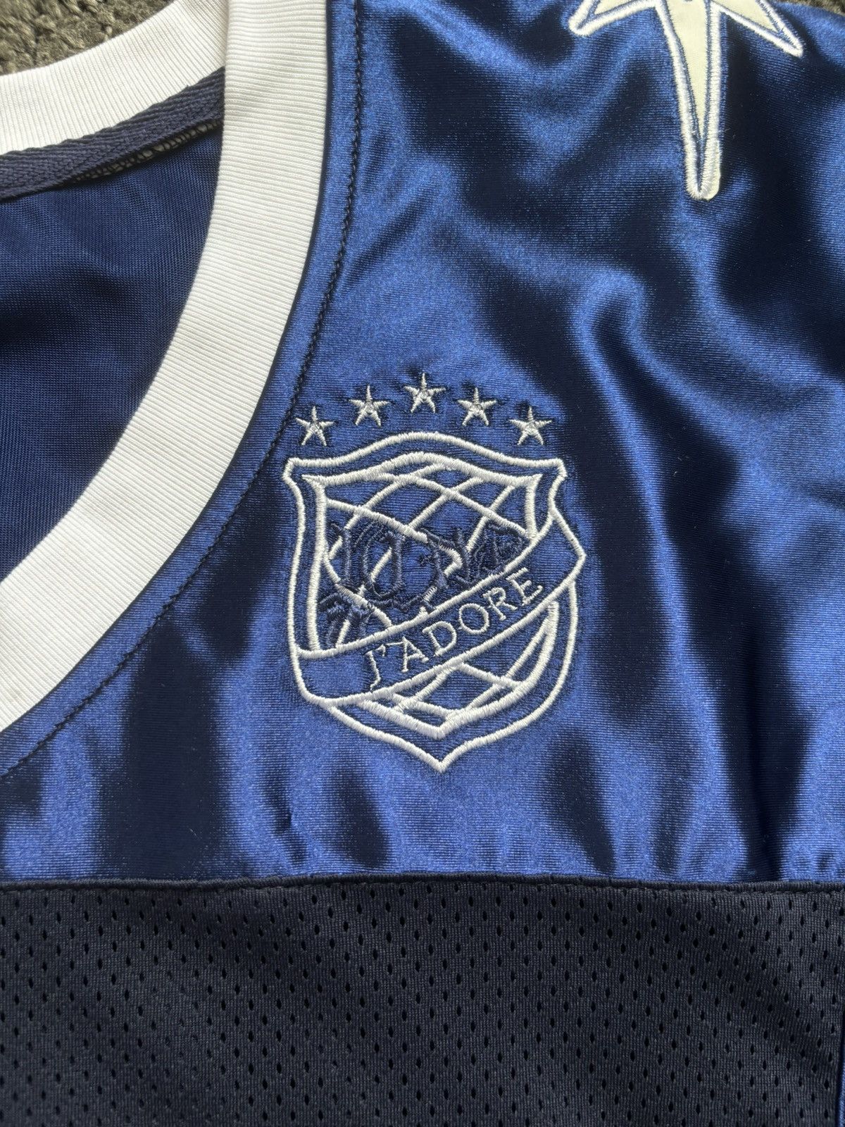 NFL × Vintage Vintage unisex American football satin number 3 blue jersey Size US XL / EU 56 / 4 - 7 Thumbnail