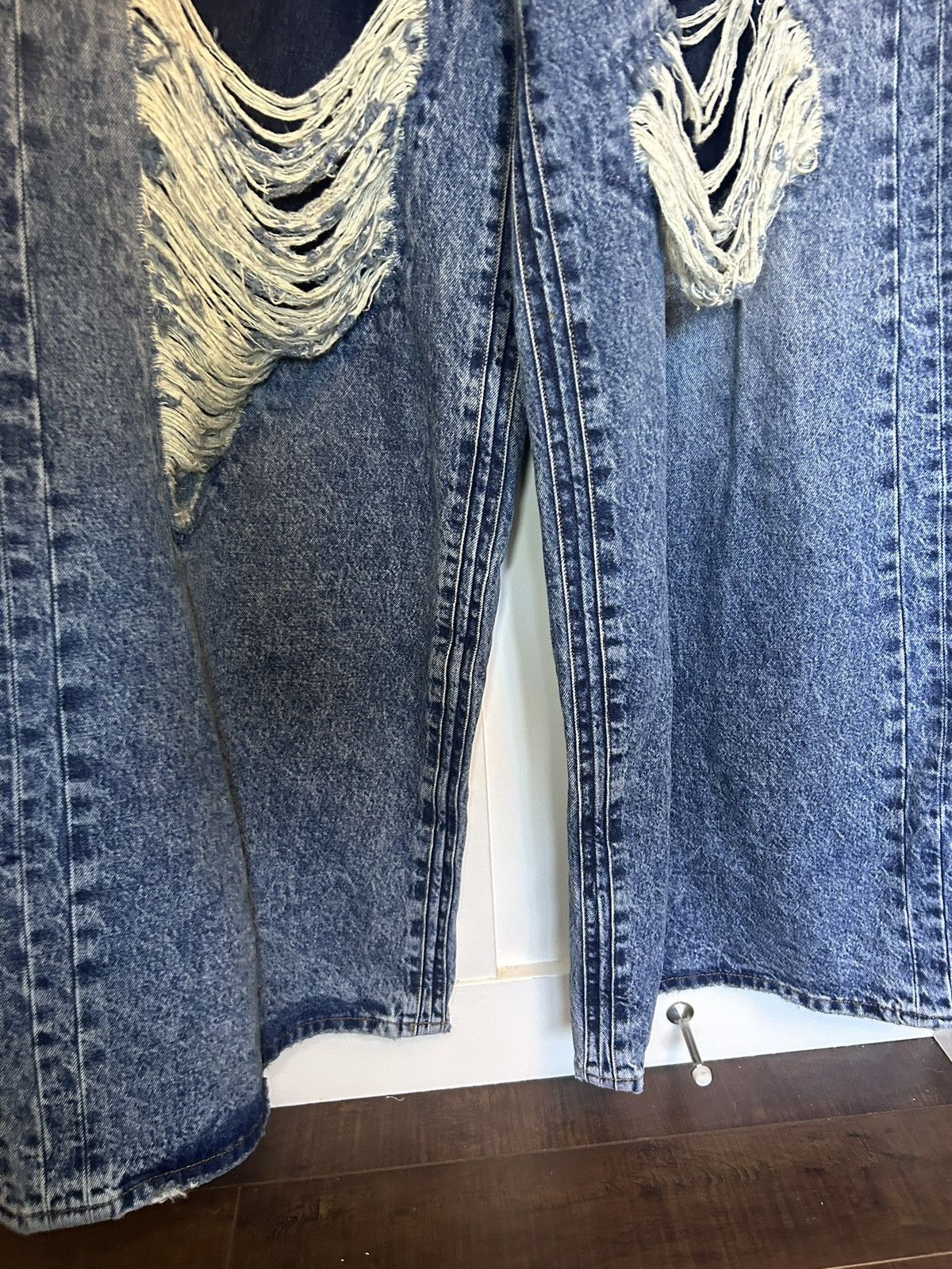 Vetements Vetements baggy patched knee distressed jeans Size US 34 / EU 50 - 18 Thumbnail