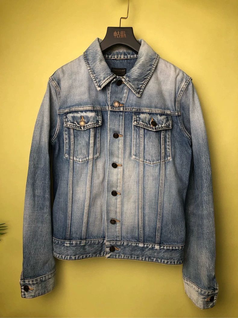Saint Laurent Paris Saint Laurent Paris Washed denim jacket-2506 Size US S / EU 44-46 / 1 - 2 Thumbnail