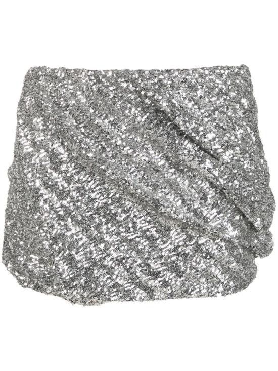The Attico THE ATTICO Women Mid Skirts 236WCS158 E071002 Silver Size 28" / US 6 / IT 42 - 1 Thumbnail