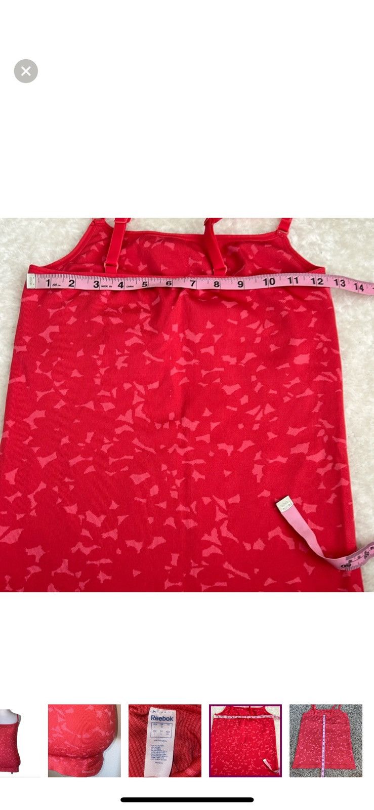 Reebok Reebok large seamless athletic tank top Size L / US 10 / IT 46 - 2 Thumbnail