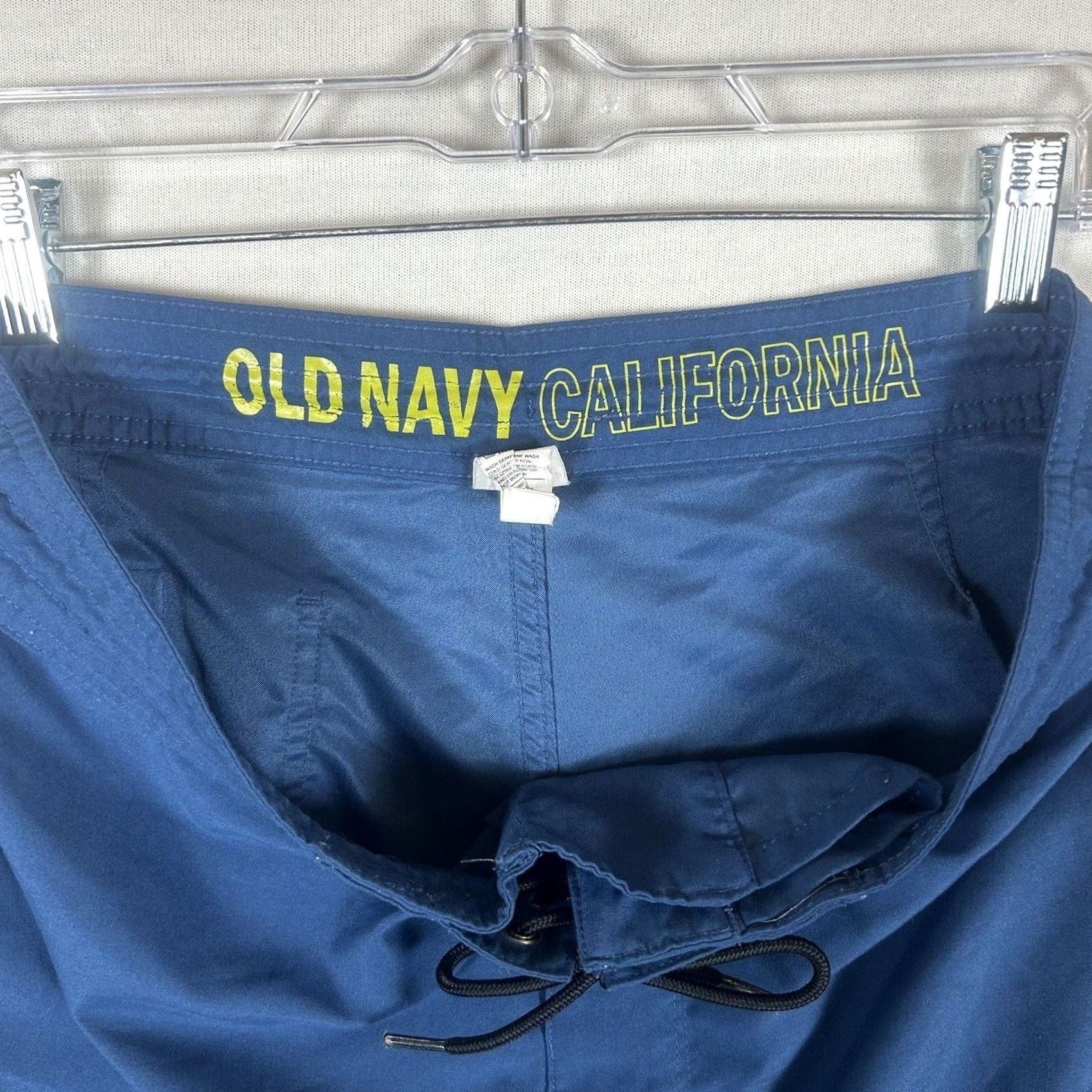 Old Navy Old Navy Blue Swim Trunks Mens Size 32 Board Shorts Drawstring Swim Bathing Suit Beach Active Wear Mens Size US 32 / EU 48 - 2 Thumbnail