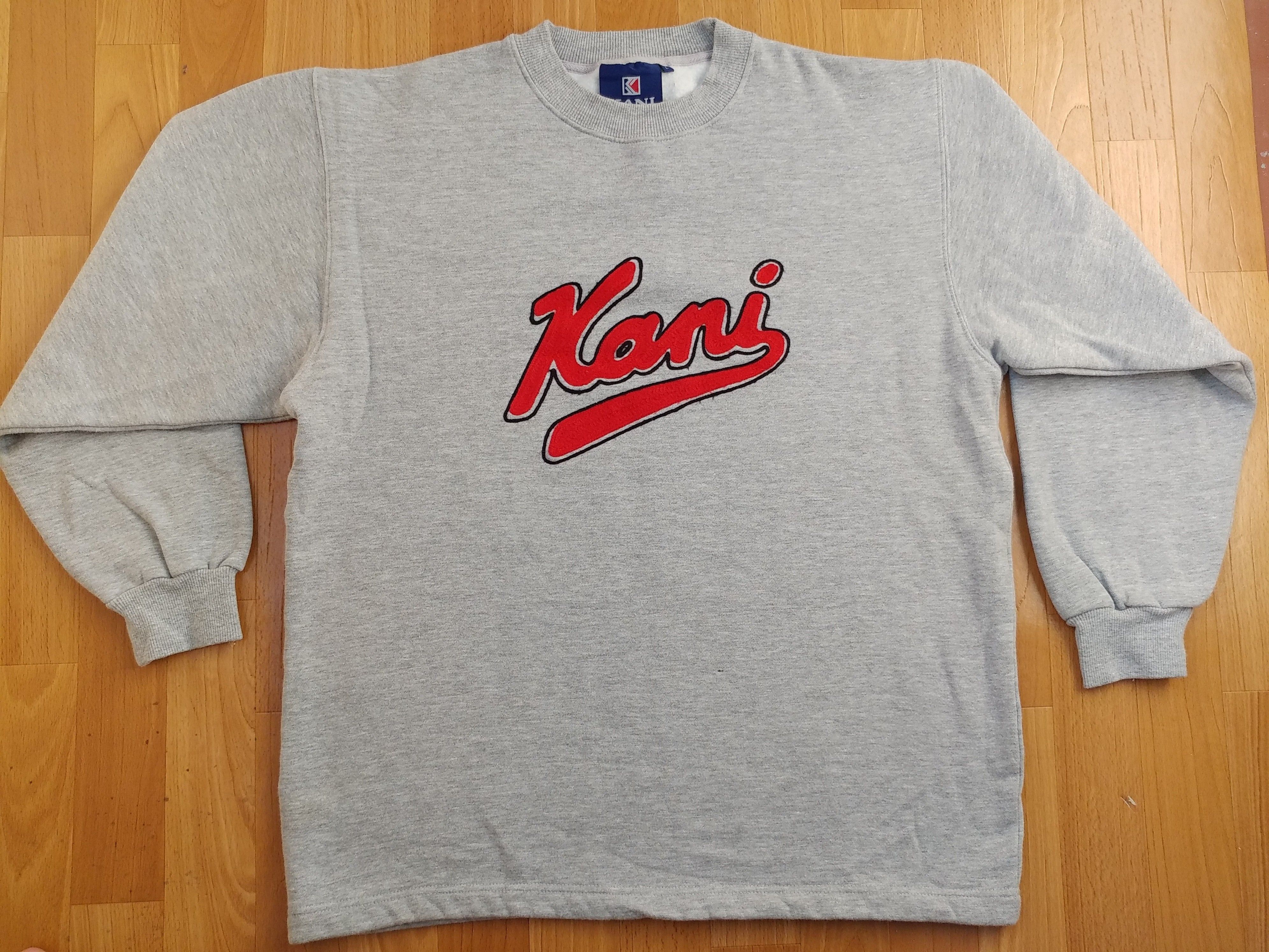Karl Kani KARL KANI sweatshirt, gray, vintage Kani, 90s hip-hop size L Size US L / EU 52-54 / 3 - 1 Thumbnail