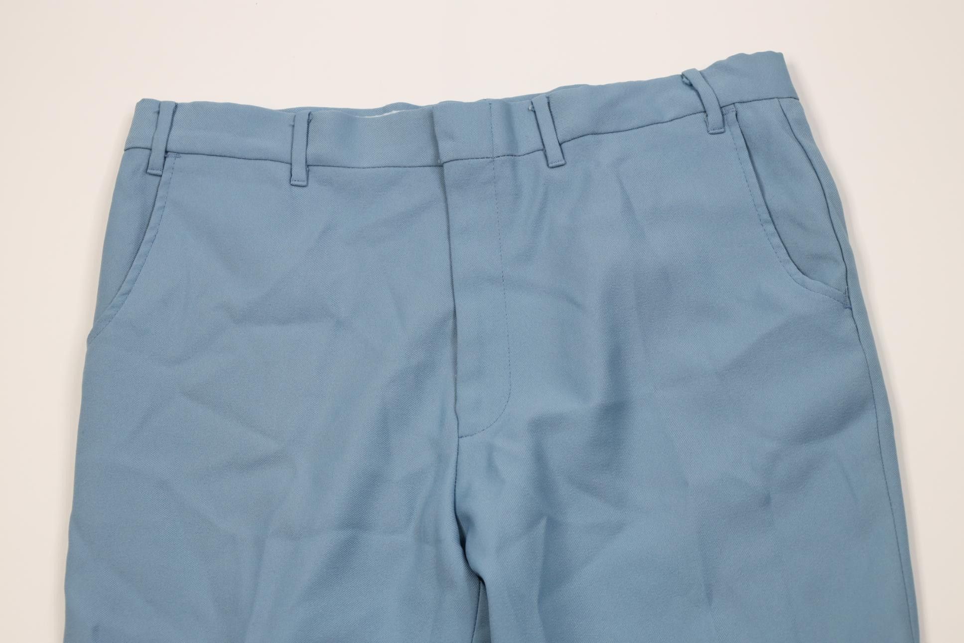 Vintage Vintage 70s Streetwear Bell Bottoms Chino Pants Blue USA Size US 34 / EU 50 - 2 Thumbnail
