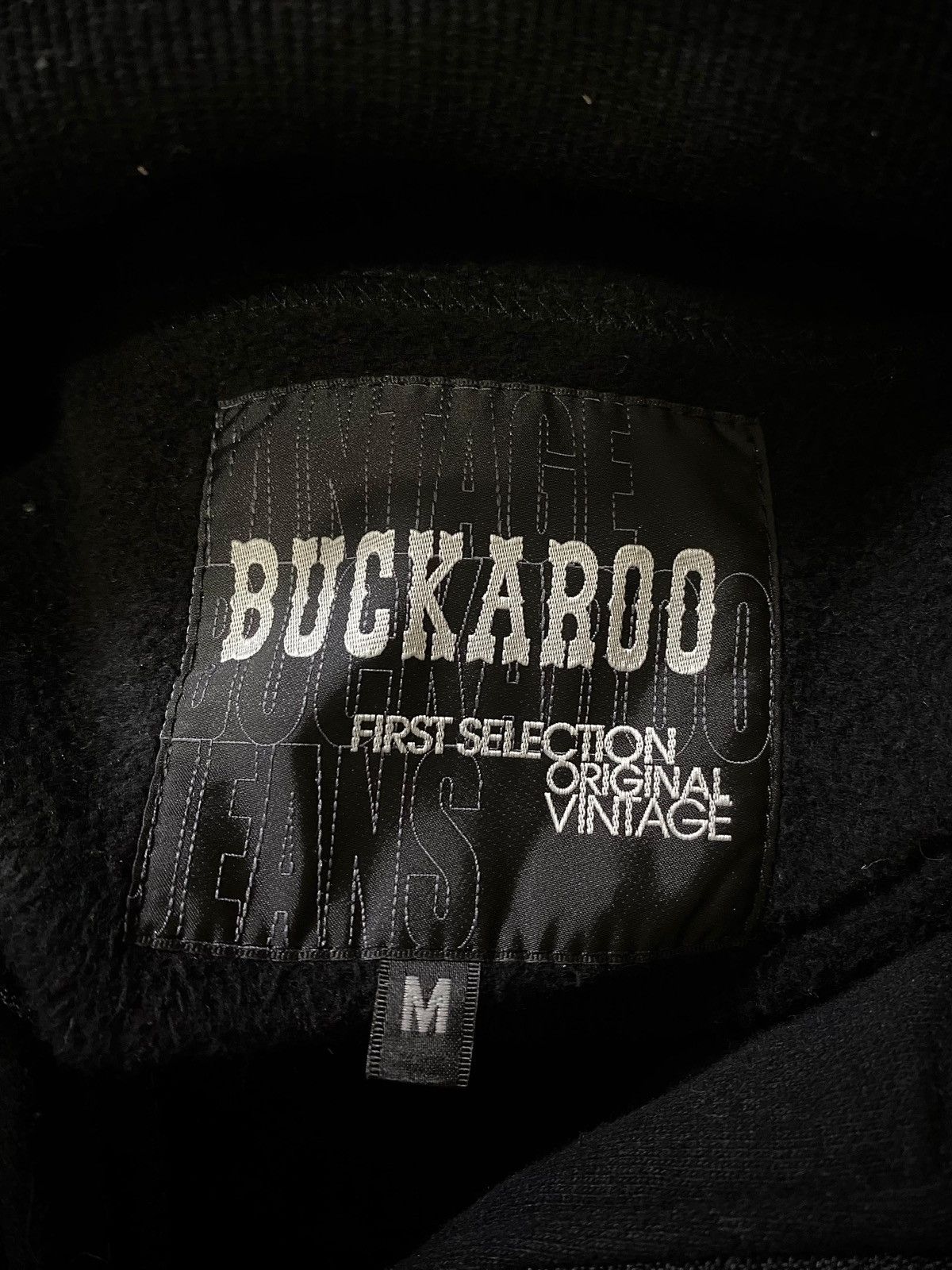 BUCKAROO 2000s BUCKAROO GOTHIC BONO ZIP HOOD JACKET Size US M / EU 48-50 / 2 - 7 Thumbnail