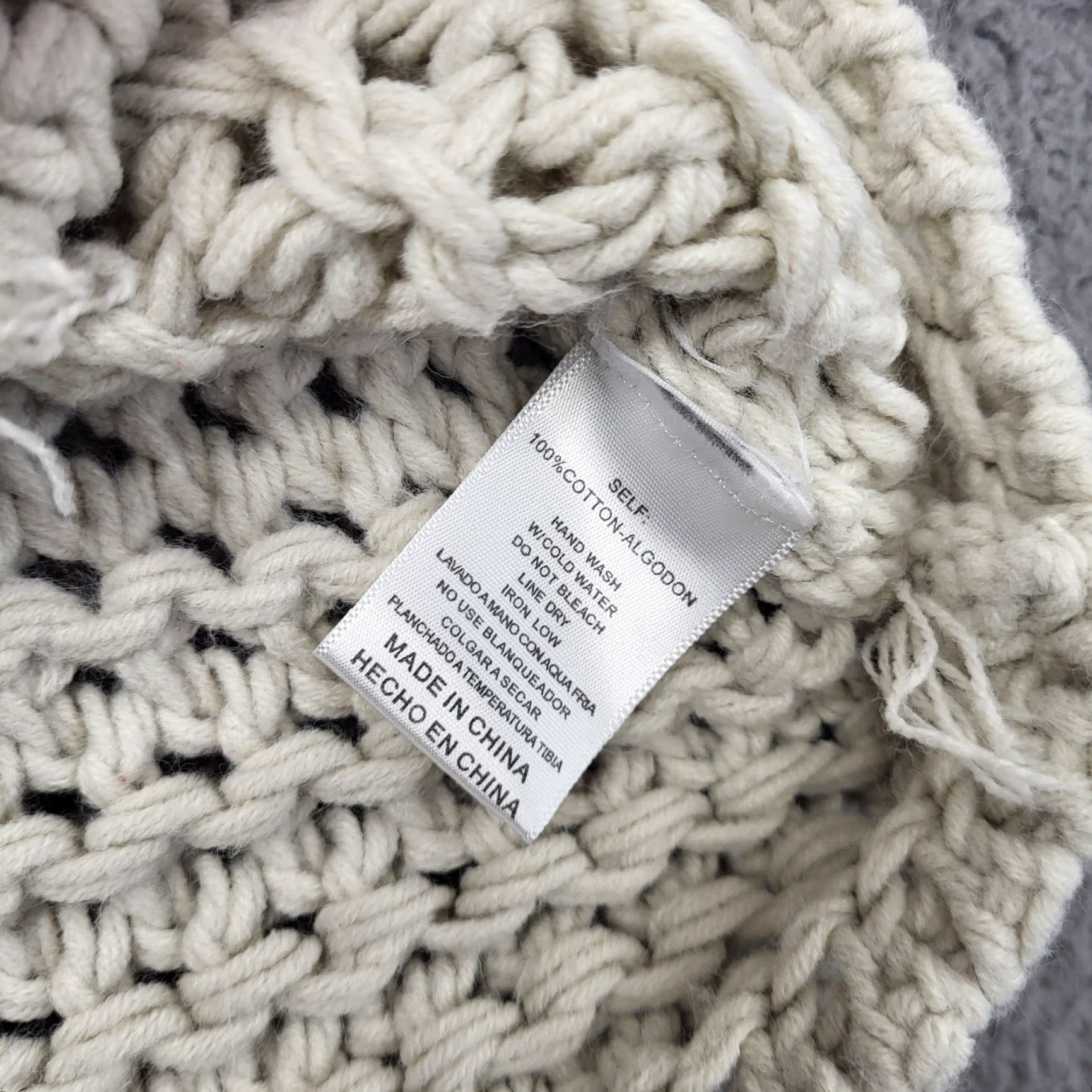 Vintage Listicle Sweater Women’s Large Ivory Long Sleeve Crocheted Pullover Knit Knit Style Kimono Sleeve 90s Bohemian Classic Vintage No Size L / US 10 / IT 46 - 7 Thumbnail