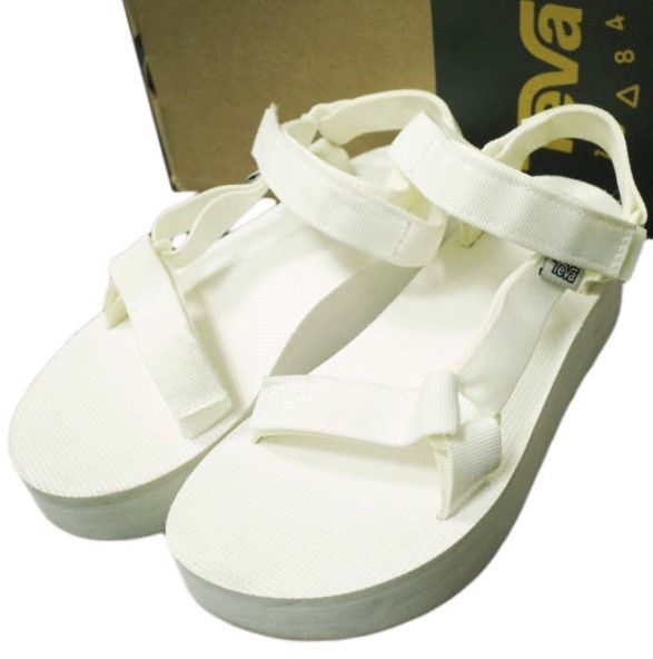 Other Teva Flatform Universal Nylon/polyester Sandals Others Shoes 1008844 in White, Women's