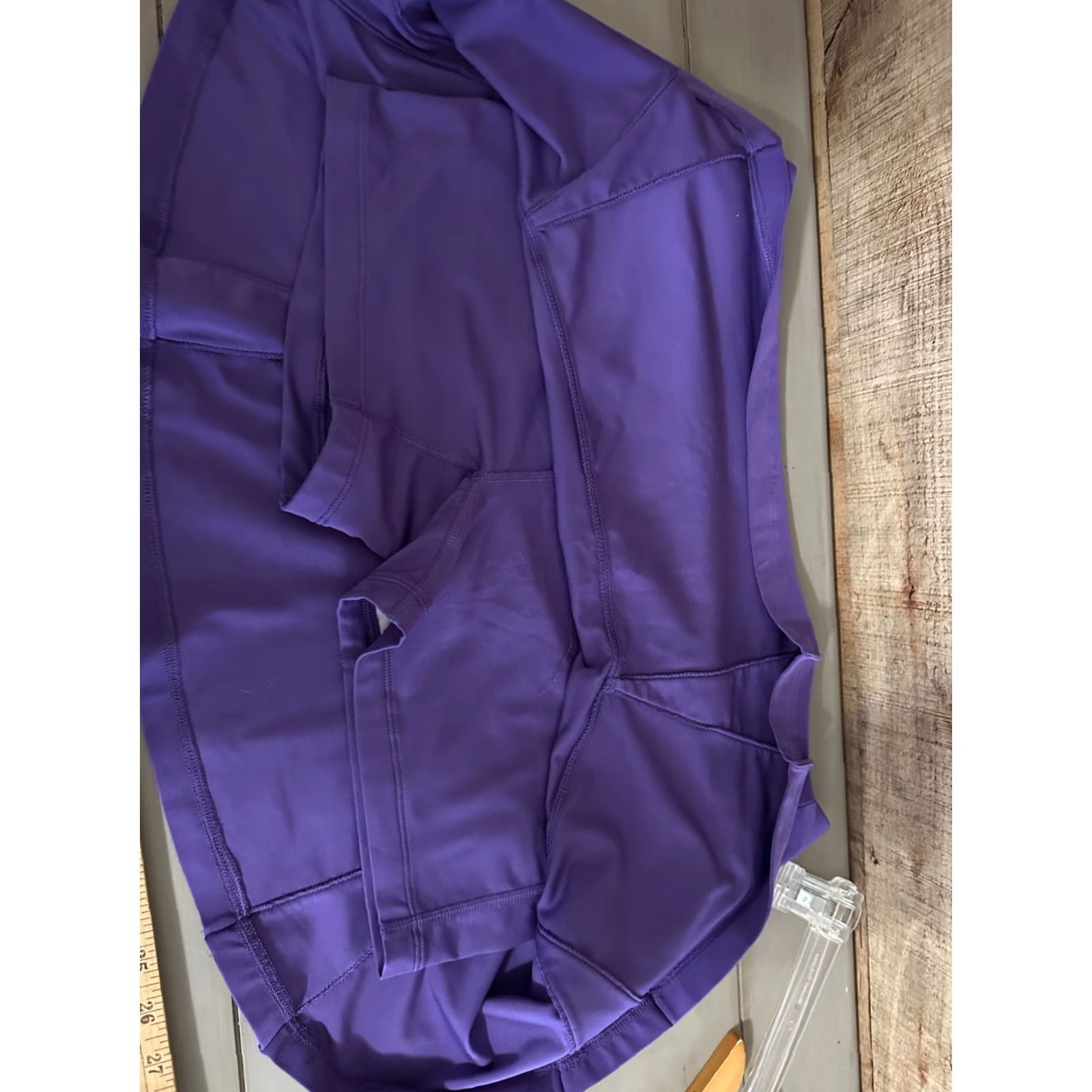 Nike Nike Dri Fit Womens Large Pleated Front Stretch Waist Golf Tennis Skort Purple Size ONE SIZE - 3 Thumbnail