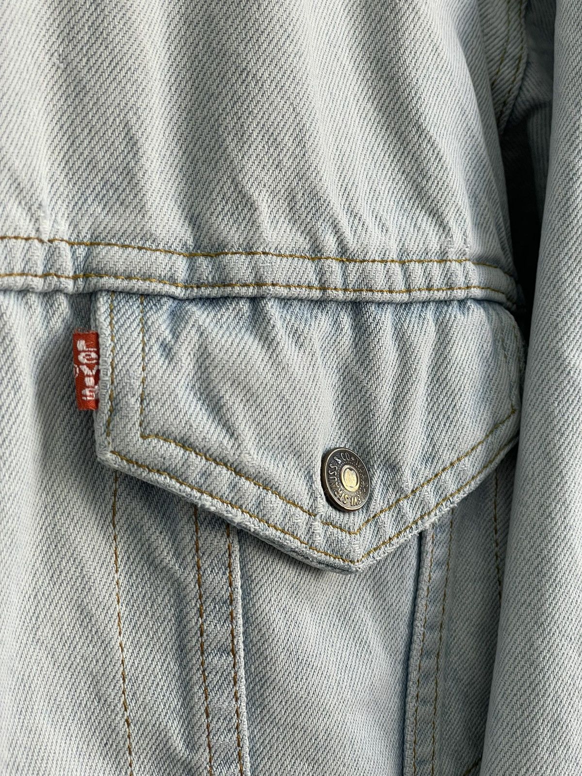 Levi's Levis rare sherpa denim faded jacket 90s y2k Size US M / EU 48-50 / 2 - 6 Thumbnail