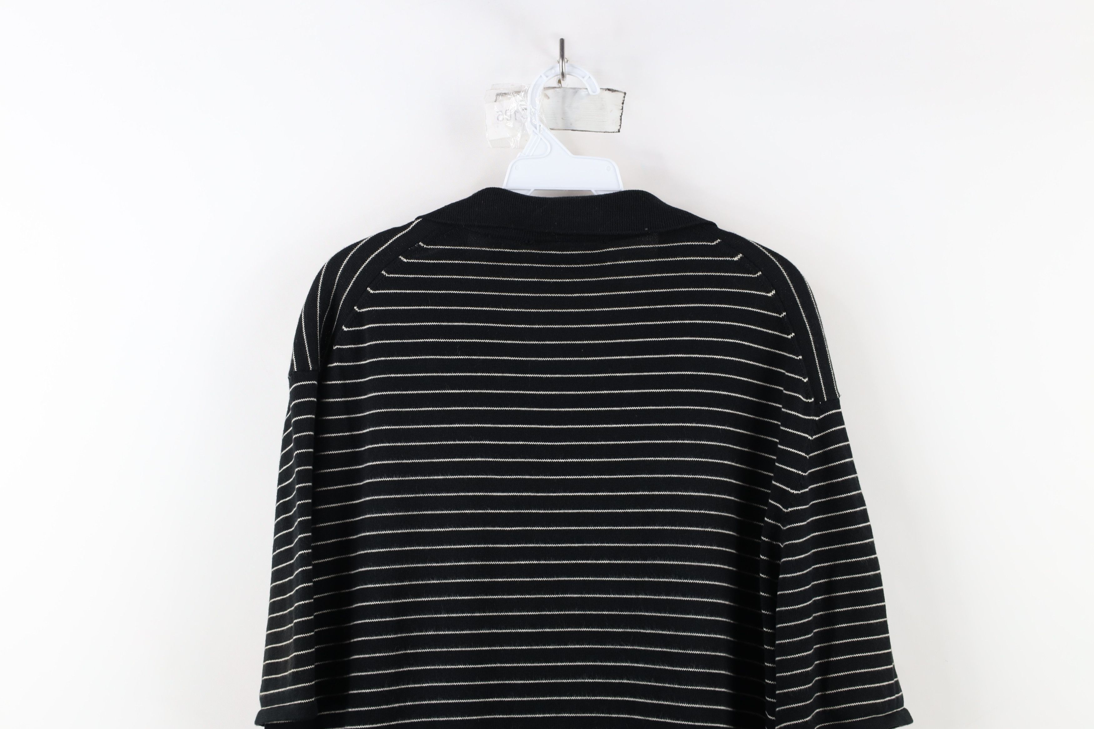 Vintage Vintage 90s Streetwear Striped Knit Collared Polo Shirt Size US M / EU 48-50 / 2 - 9 Thumbnail