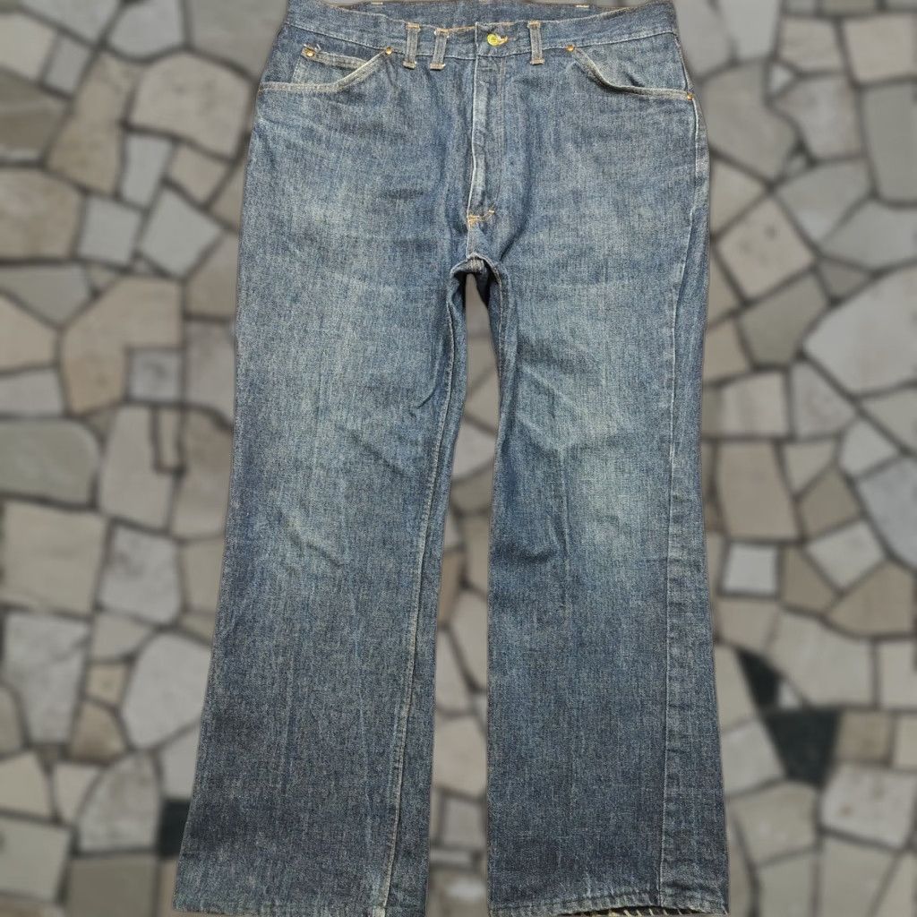 Vintage VINTAGE OshKosh B'gosh Jeans 37x28 Denim Work Riveted 5-Pocket Bootcut USA Mens Size US 37 - 1 Thumbnail