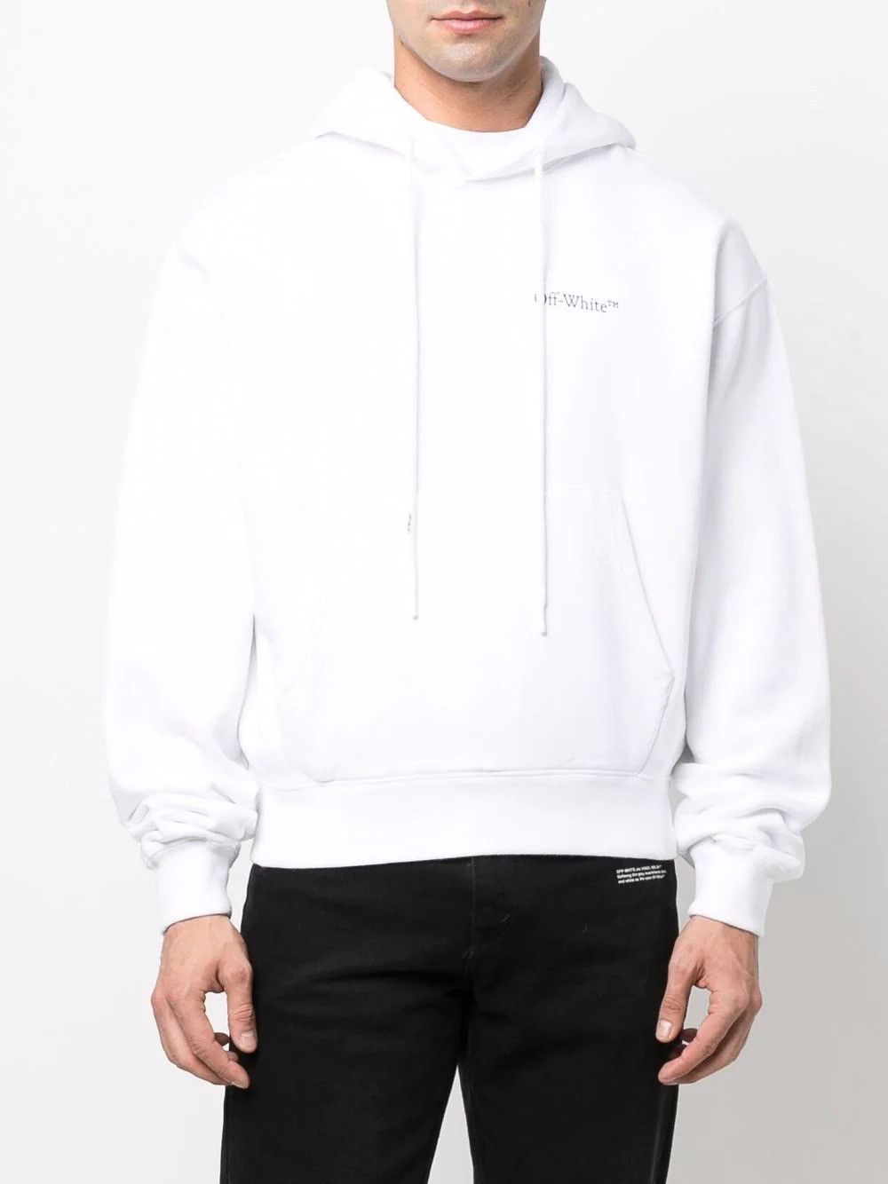 Off-White White Caravaggio Crowning Oversized Hoodie Size US XXS / EU 40 - 3 Thumbnail