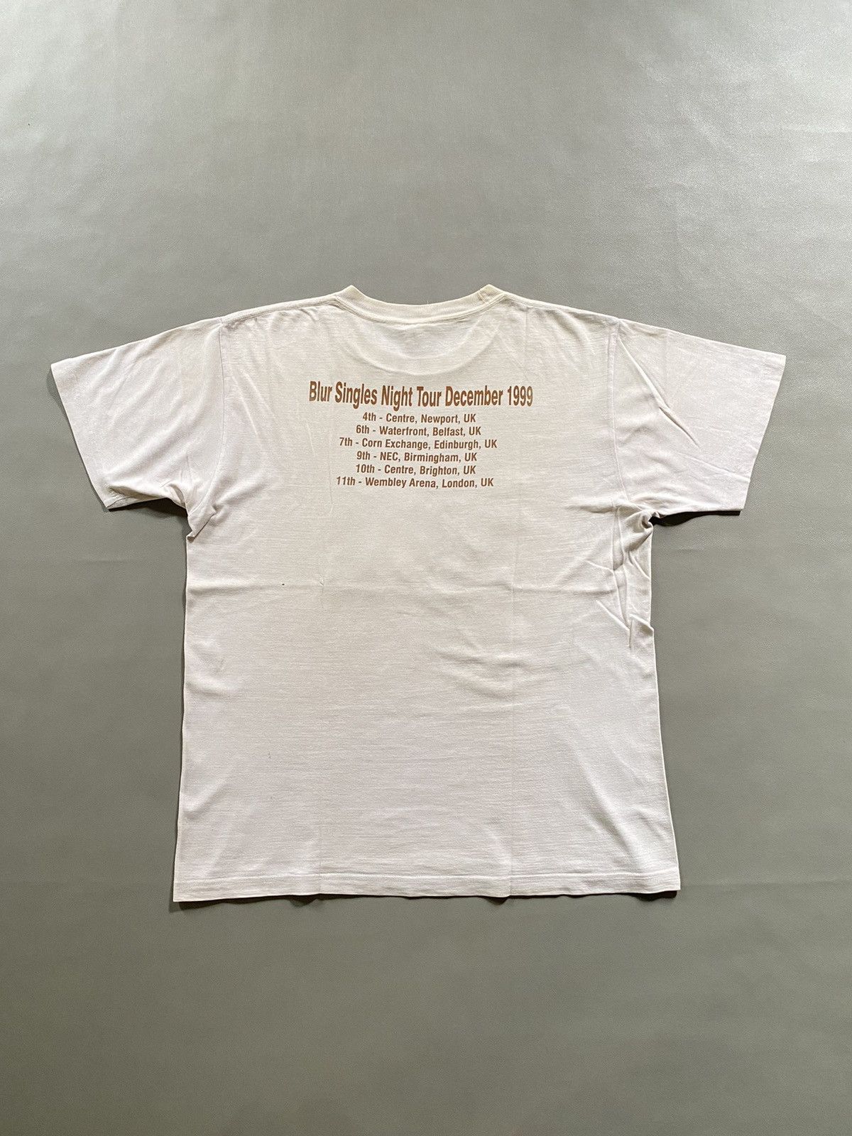 Band Tees RARE Vintage Blur Singles Night Tour UK Tshirt Size US L / EU 52-54 / 3 - 2 Thumbnail