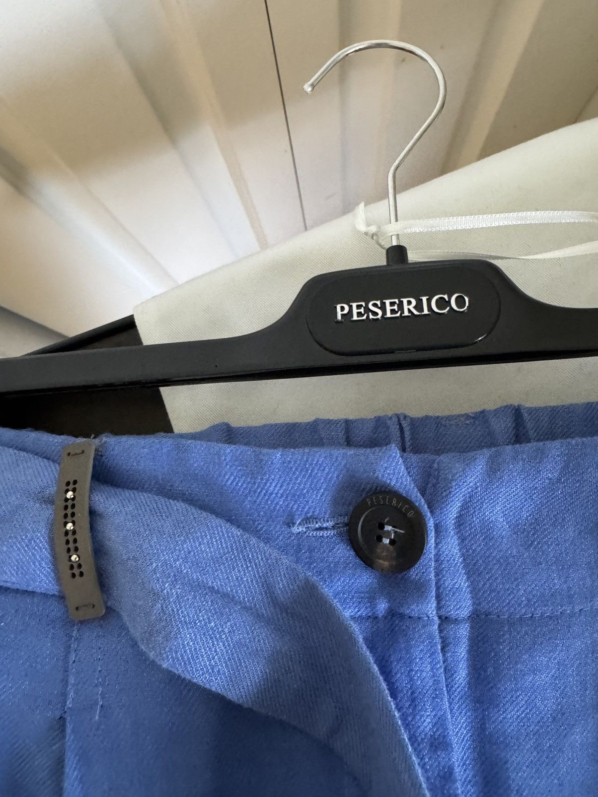 Peserico PESERICO Women Blue 100% Linen Pants 8/44 NWT Size 30" / US 8 / IT 44 - 4 Thumbnail