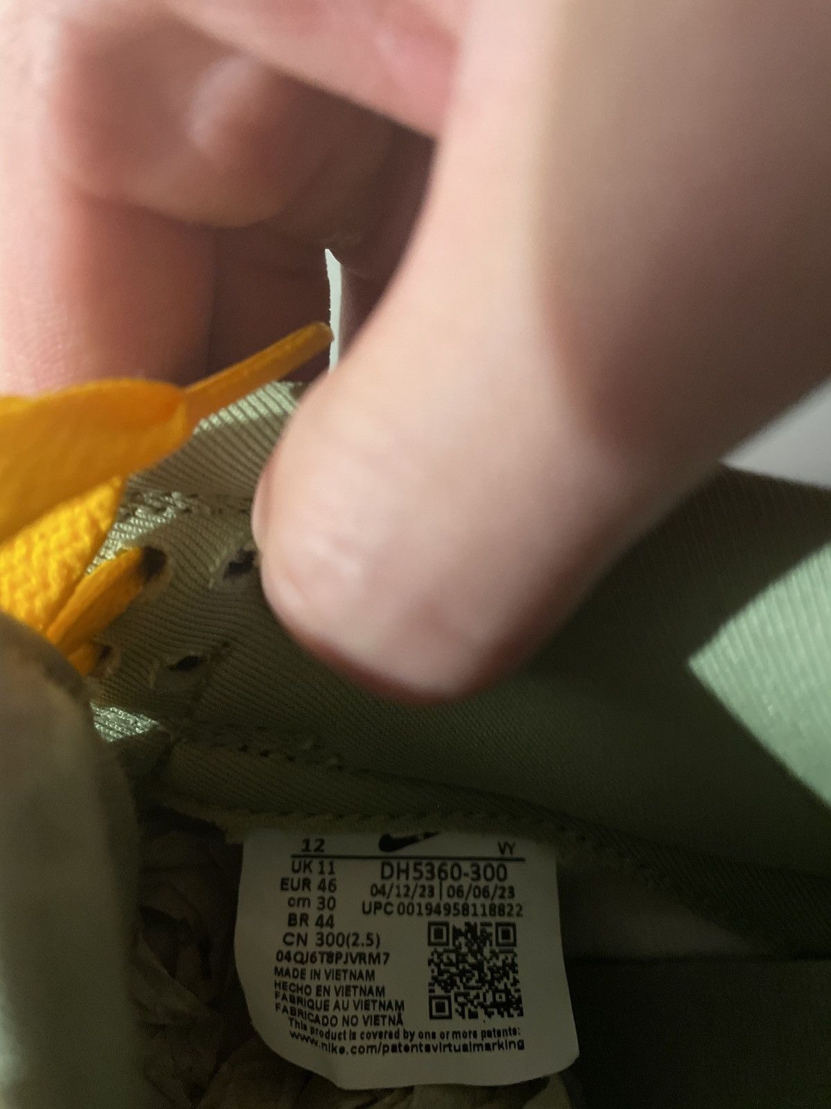 Nike Nike Dunk Low 'Dusty Olive’ Size US 12 / EU 45 - 7 Thumbnail