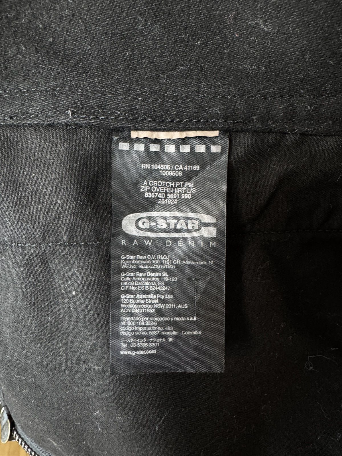 G-Star G-Star Raw a crotch pt pm zip overshirt bomber jacket cord Size US M / EU 48-50 / 2 - 13 Thumbnail