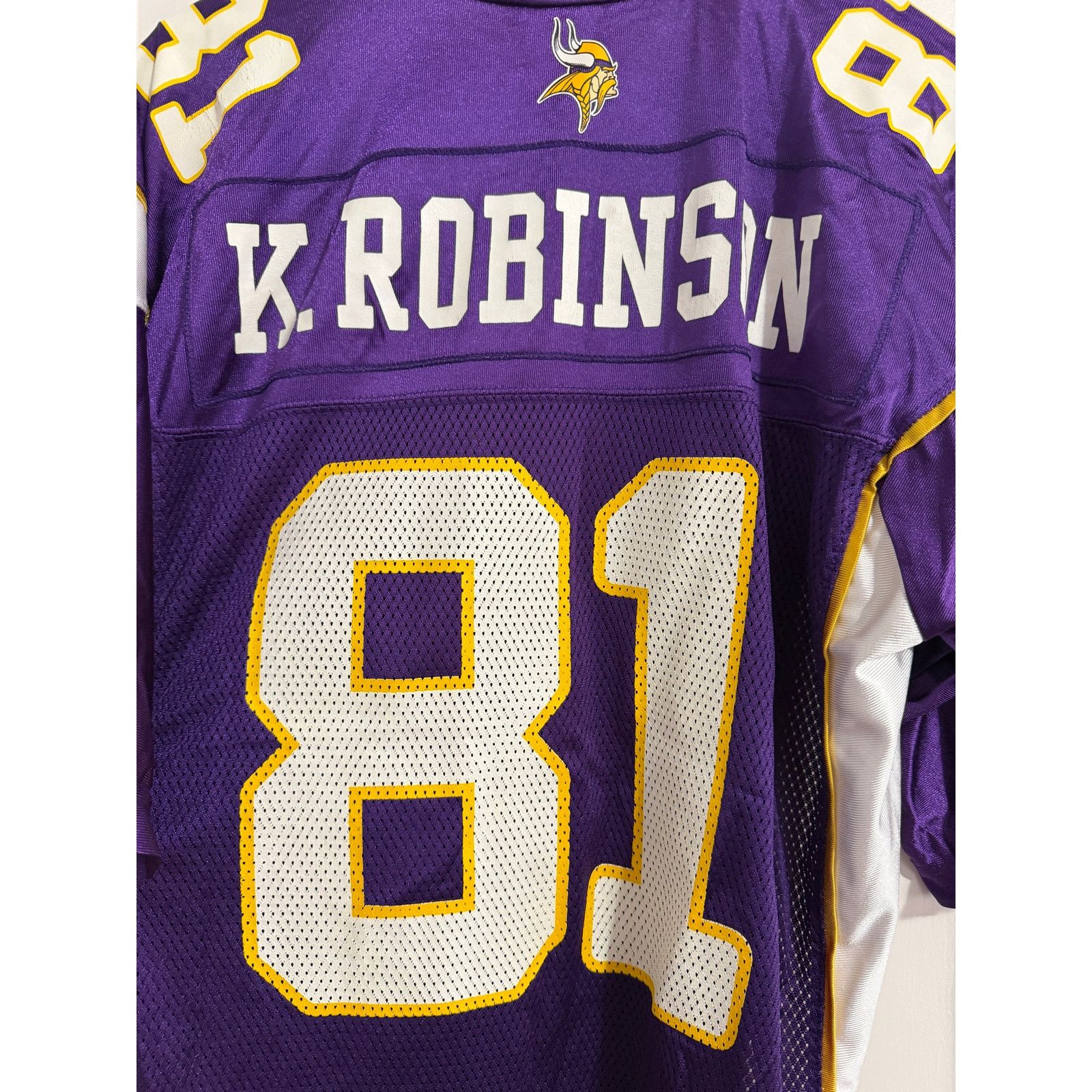 Reebok Throwback Koren Robinson Minnesota Vikings Jersey Size Large Size US L / EU 52-54 / 3 - 4 Thumbnail