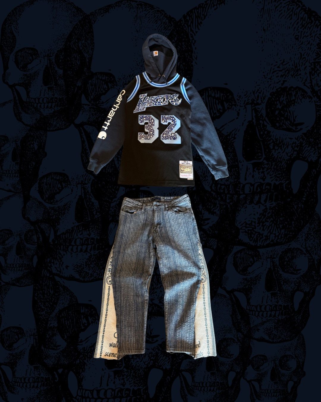 Other Super Flared Chainstitch Denim- upcycle Size US 30 / EU 46 - 2 Thumbnail