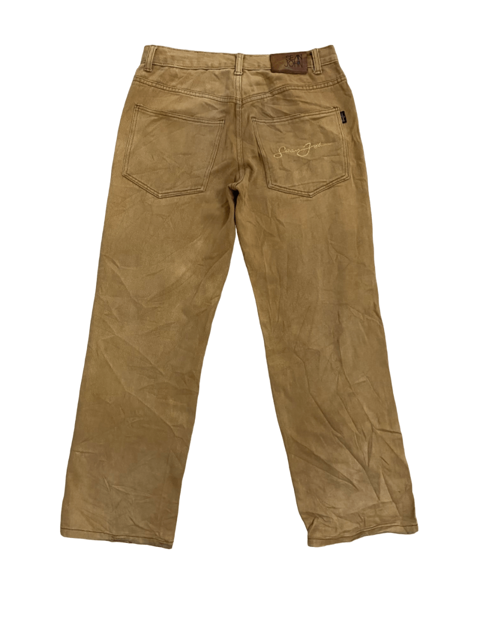 Japanese Brand × Sean John Loose Y2K Sean John Sunfaded Duck Denim Size US 31 - 2 Thumbnail
