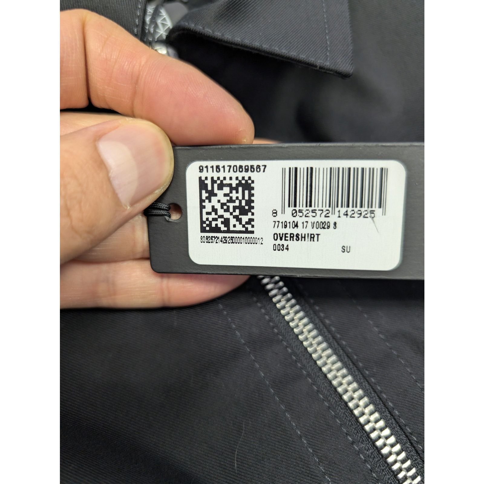 Stone Island o1rshd1 Zipper Overshirt Shirt in Black Size US S / EU 44-46 / 1 - 21 Thumbnail