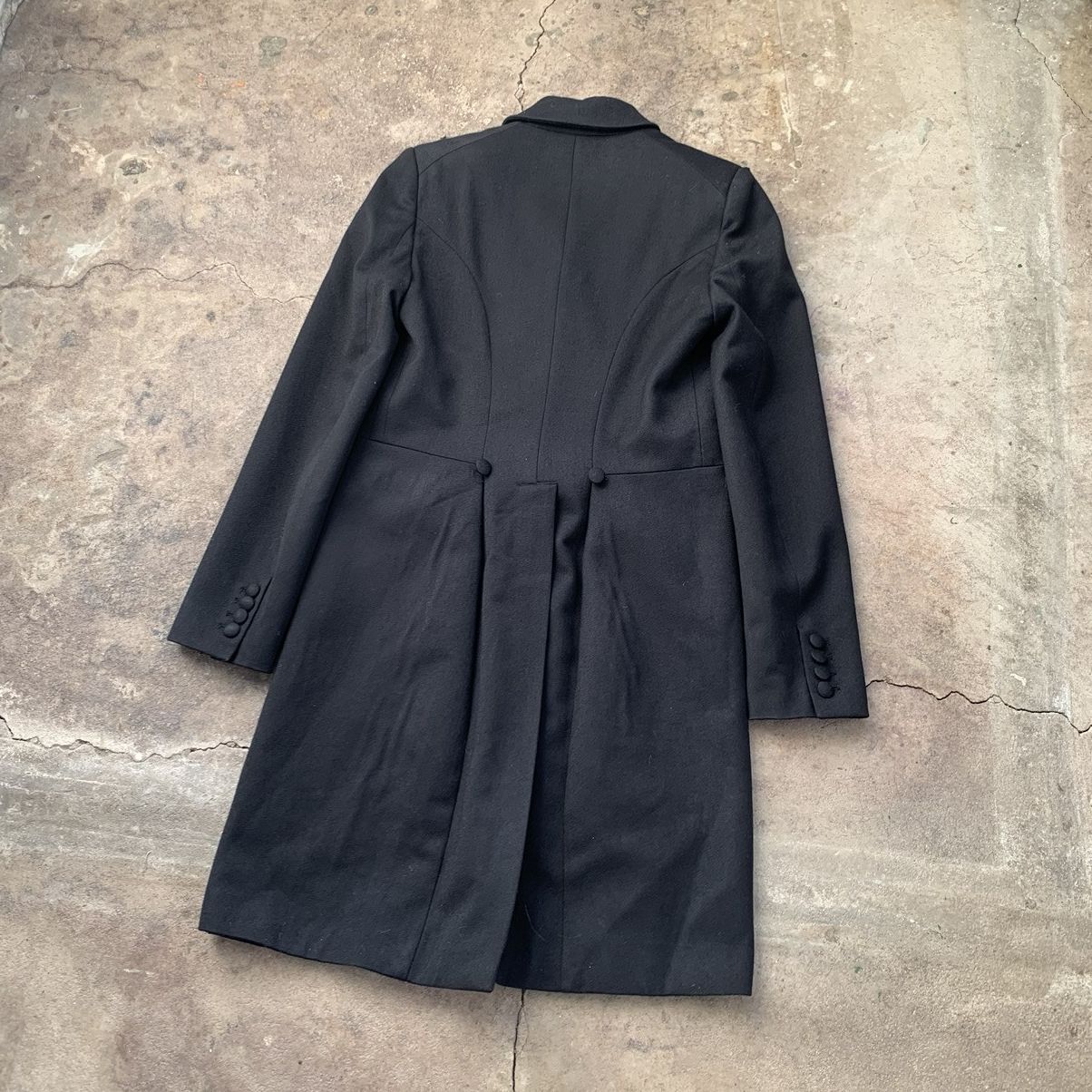 Allsaints Womens all saints Spitalfields long coat black Size M / US 6-8 / IT 42-44 - 8 Thumbnail