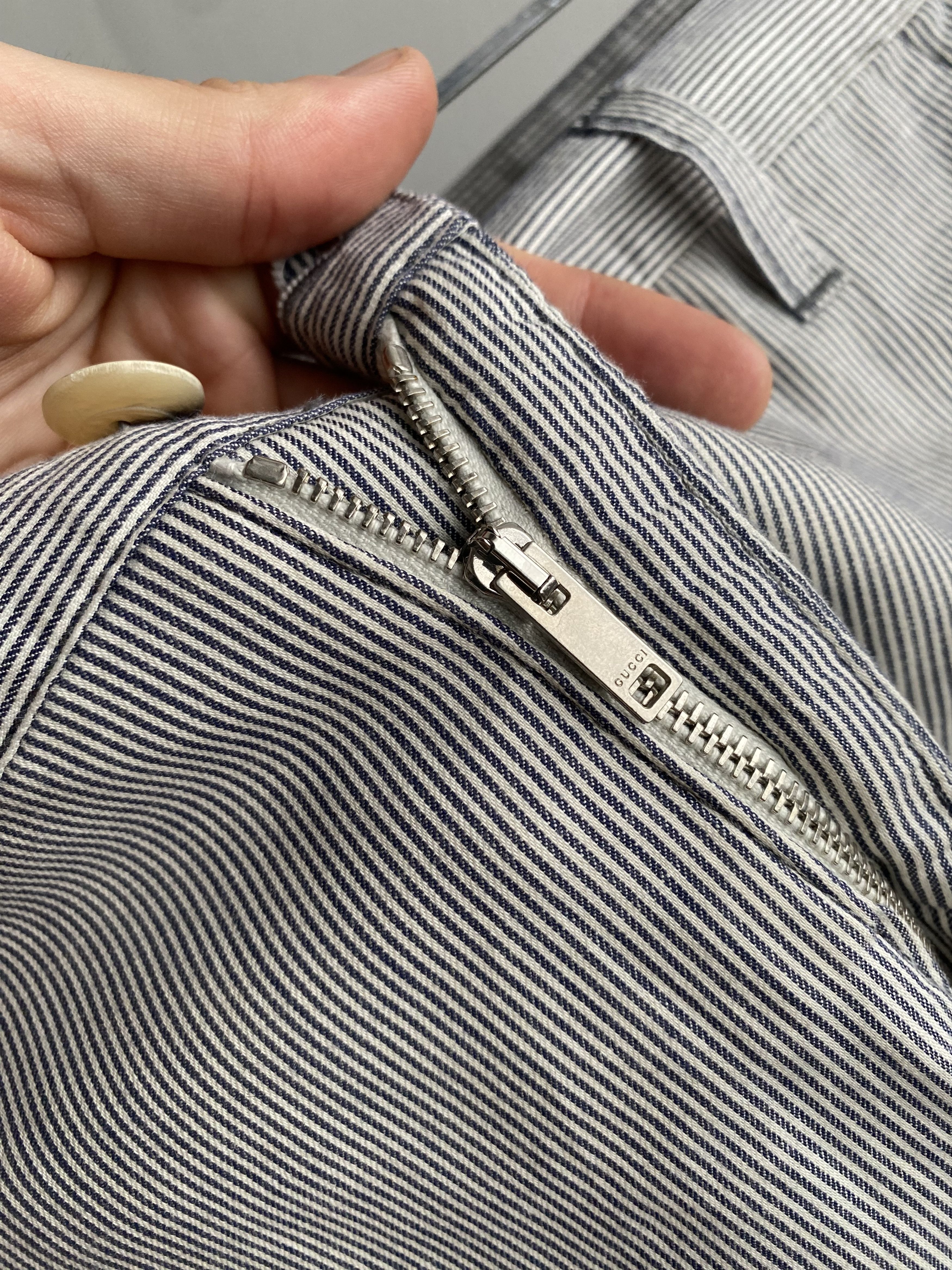 Gucci GUCCI Stripe New Short Cotton Luxury Chino Size US 30 / EU 46 - 10 Thumbnail