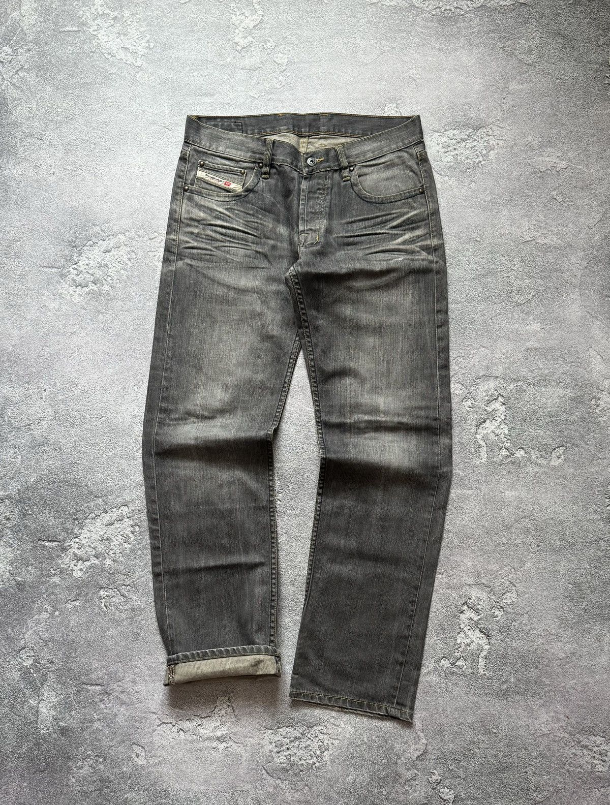 Diesel × Diesel Black Gold Diesel 34/34 relaxed denim pant trouser Jean chino distresse Size US 34 / EU 50 - 7 Thumbnail