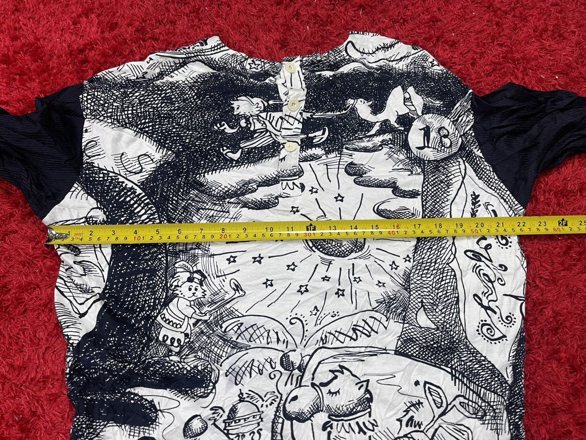 Japanese Brand Topyo Natalie Full Print Long Sleeve Tshirt Size US L / EU 52-54 / 3 - 6 Thumbnail