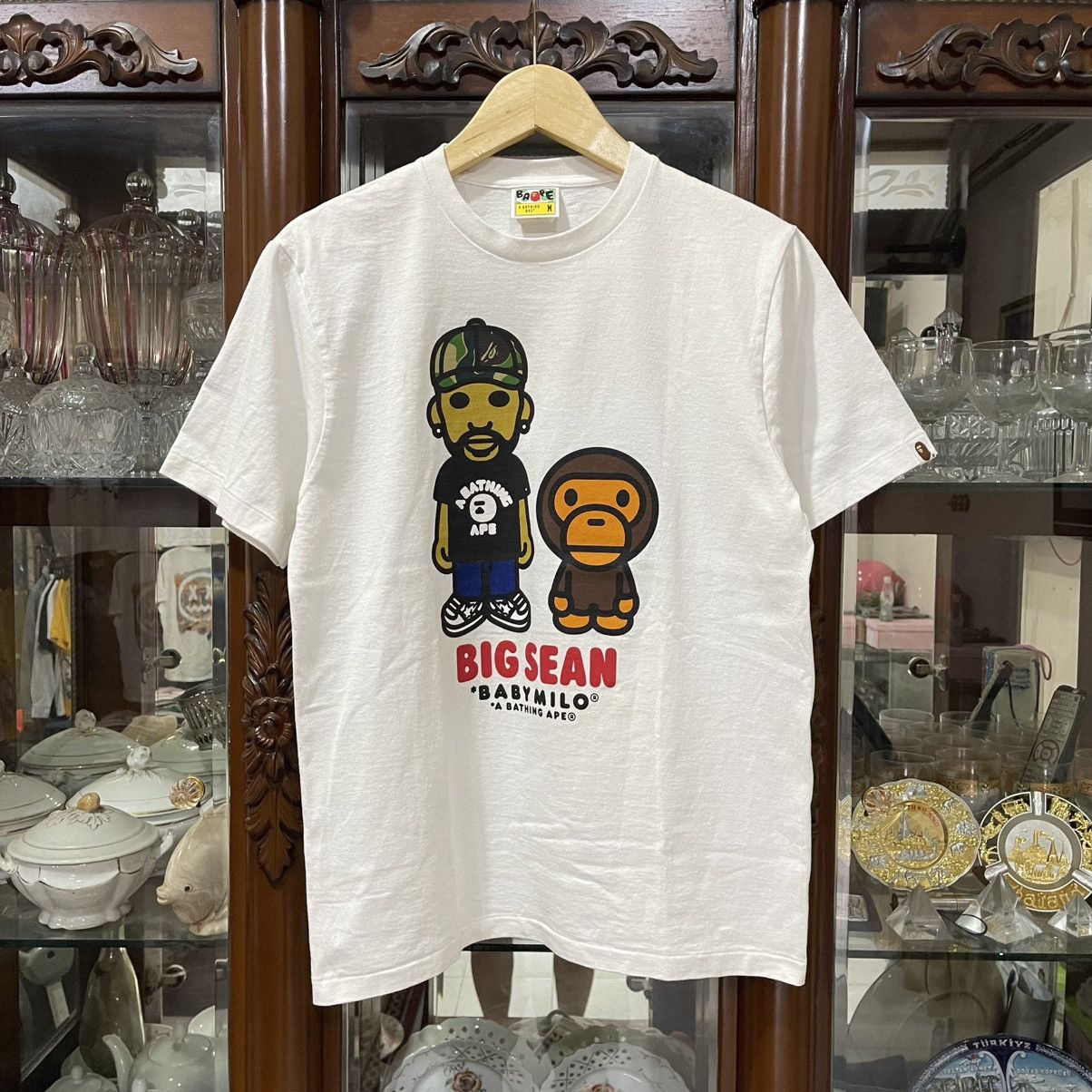APE BAPE big sean ビッグショーン　tee tシャツ　L 白 Bape Big Sean Tee | Grailed