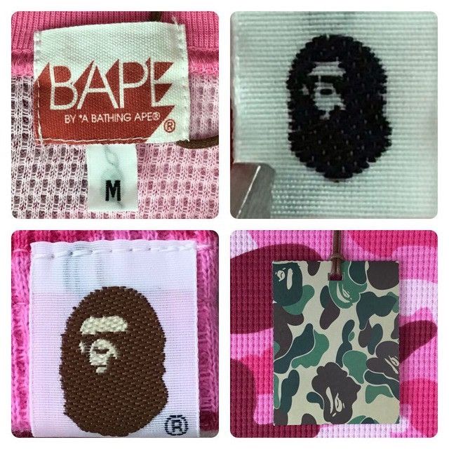Bape × Nigo BAPE Pink camo thermal T-shirt a bathing ape NIGO Size US M / EU 48-50 / 2 - 5 Thumbnail