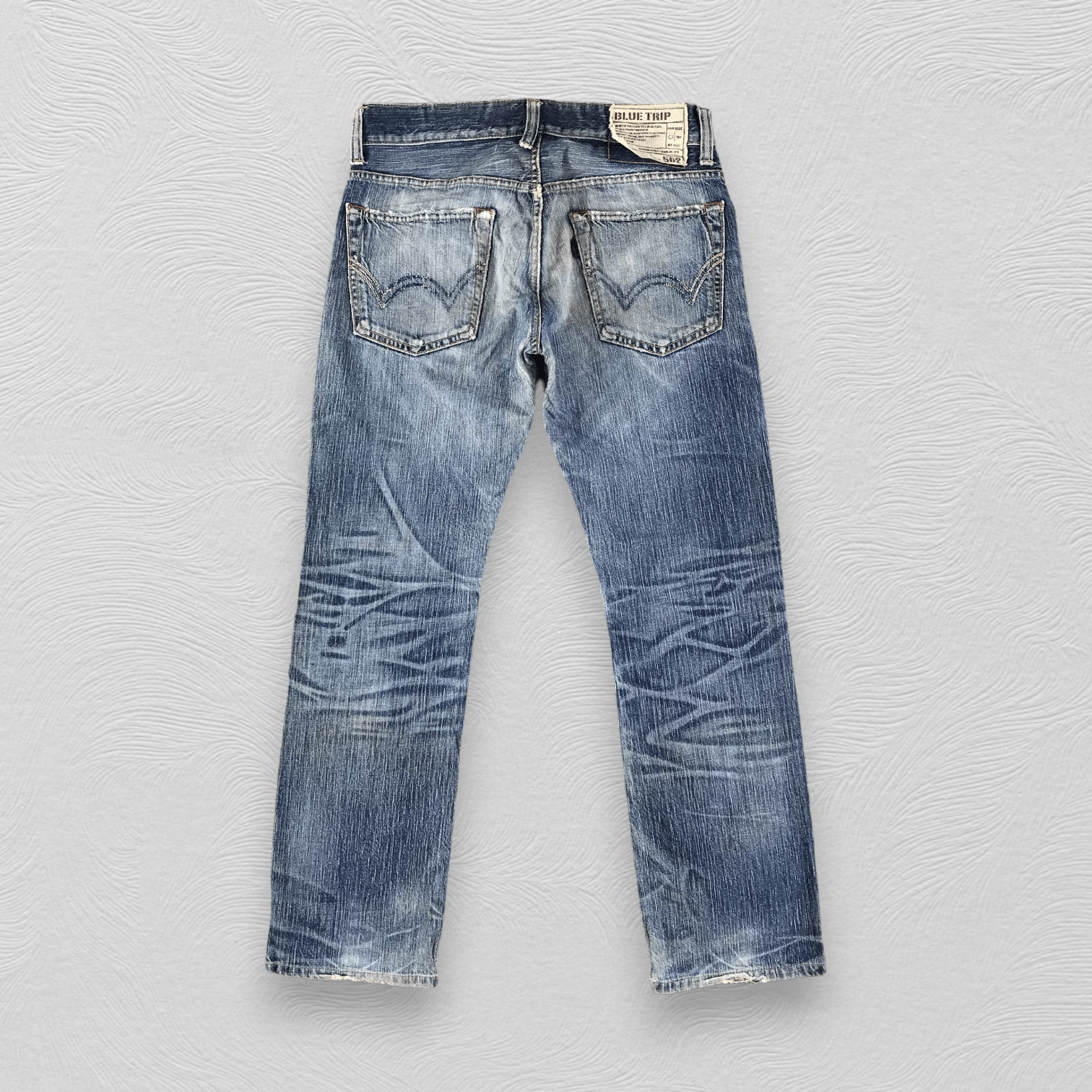 Edwin Edwin Blue Trip Jeans Distressed Denim KJ1492 Size US 32 / EU 48 - 2 Thumbnail