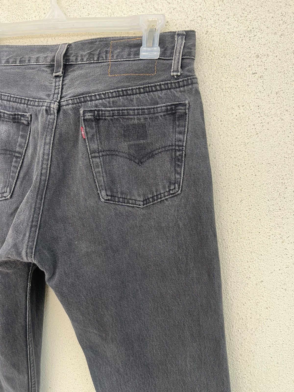 Levi's Vintage 80s Levi’s 501 Distressed Fade Black Denim Jeans Size US 30 / EU 46 - 19 Thumbnail