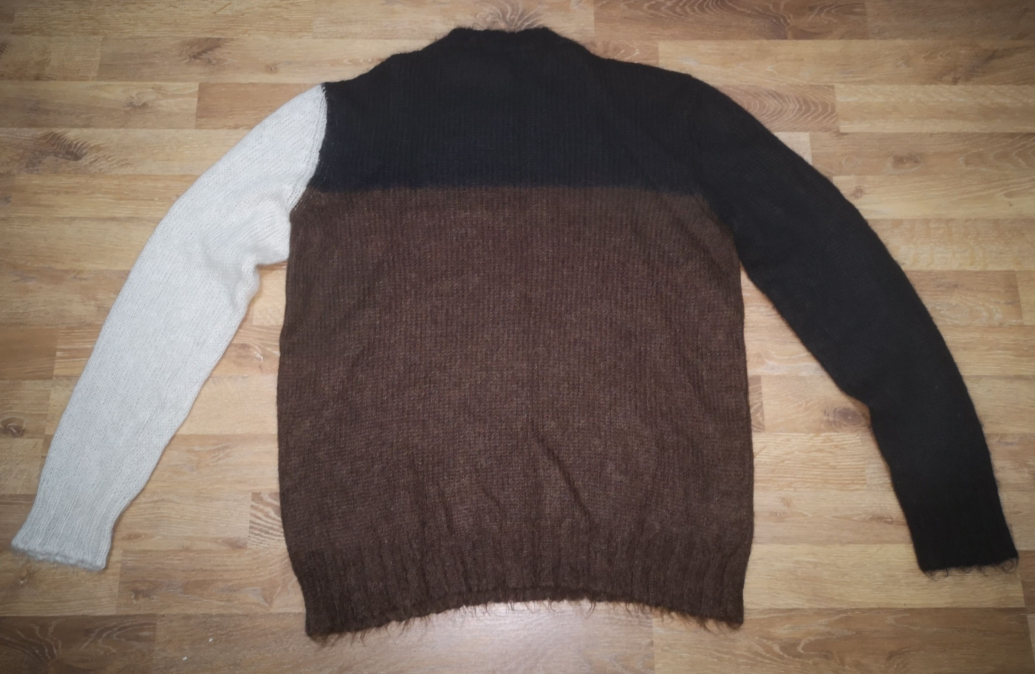 Designer × Marni MARNI Italy Mohair Tri Colours Sweater Consuelo Castiglioni Size L / US 10 / IT 46 - 2 Thumbnail