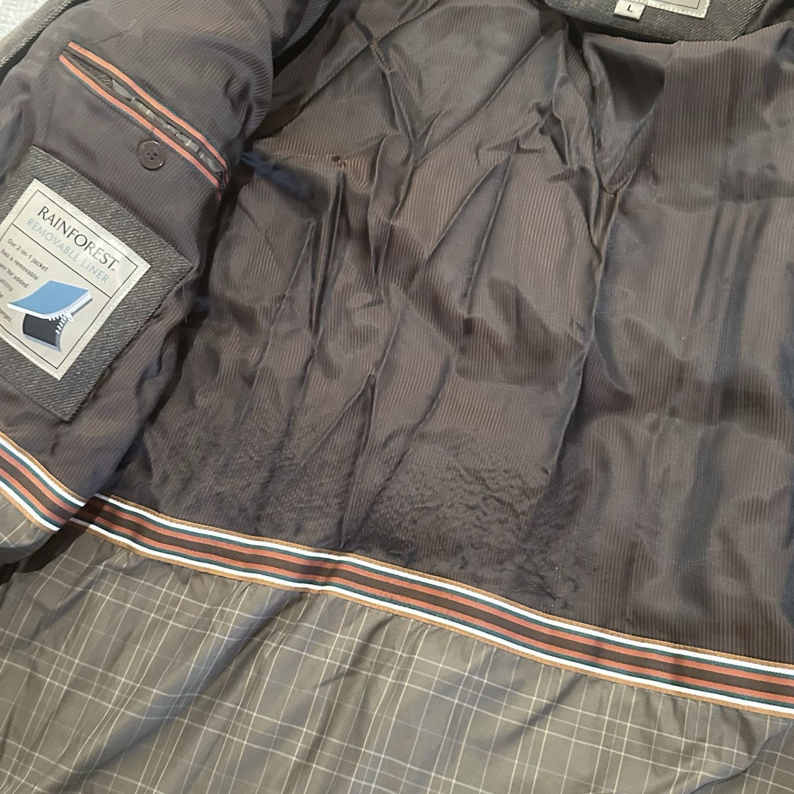 Rainforest Men's Rainforest Membrane System Jacket 2 in 1 Coat Size Lar Size US L / EU 52-54 / 3 - 7 Thumbnail