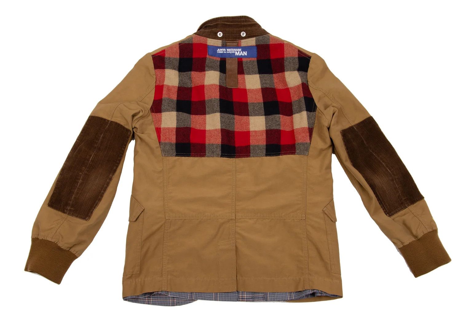 Junya Watanabe Reversible 2-Way Jacket Blouson in Blue and Brown, Size XS Size US XS / EU 42 / 0 - 15 Thumbnail
