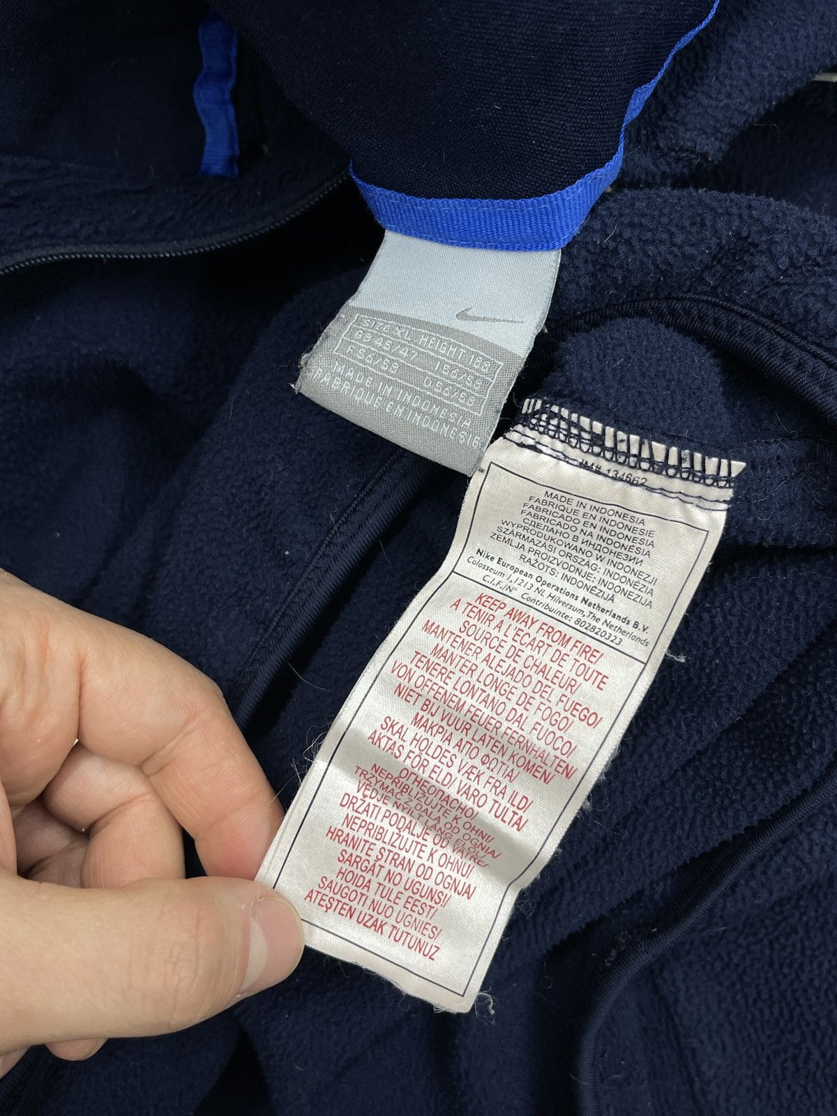 Nike Vintage Nike Half Zip 1/4 Fleece Jacket Navy Y2K ACG TN Size US XL / EU 56 / 4 - 11 Thumbnail
