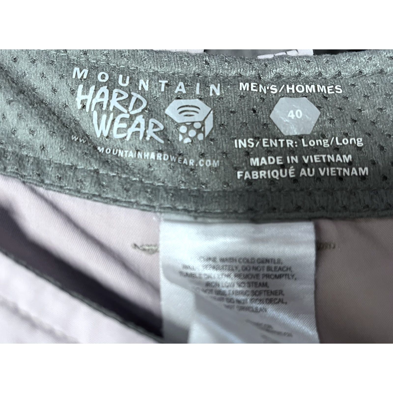 Mountain Hardwear MOUNTAIN HARDWEAR Nylon Shorts Mens 40 Cargo Short Hiking Outdoor Grey Tan/ Taupe 40 Mens Outdoors Hiking Size US 40 / EU 56 - 3 Thumbnail