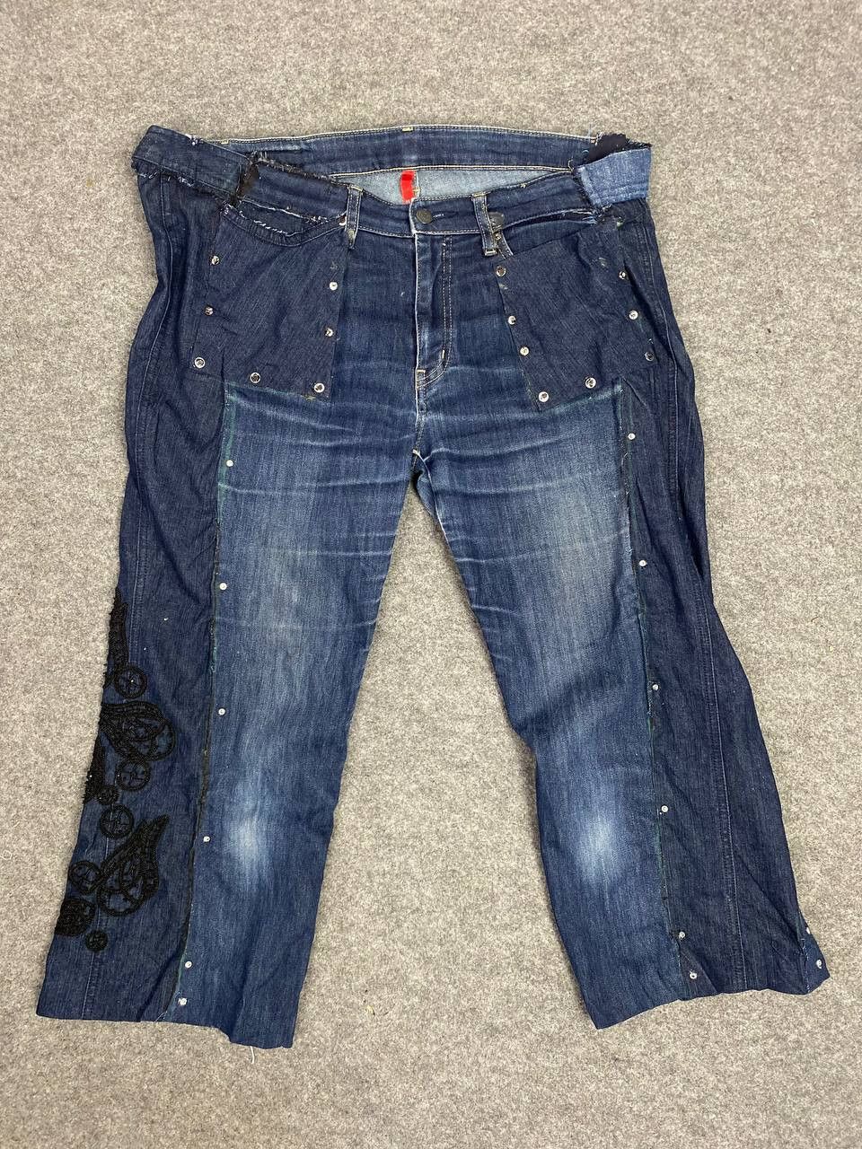 Japanese Brand × Uniqlo uniqlo japanese brands custom denim Size 41" - 9 Thumbnail
