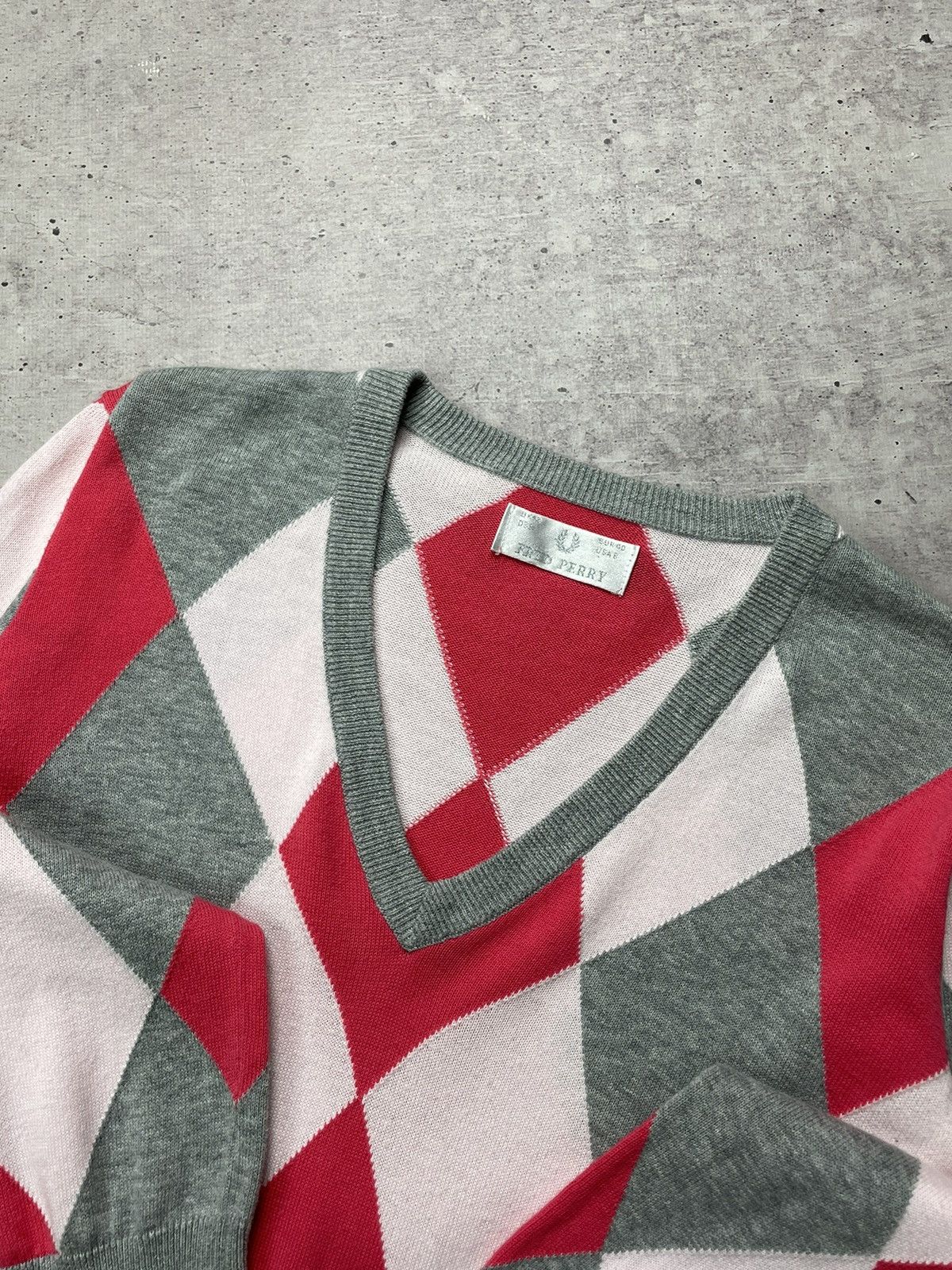 Fred Perry × Vintage Vintage Fred Perry Cardigan Sweatshirt Rare Size M / US 6-8 / IT 42-44 - 4 Thumbnail