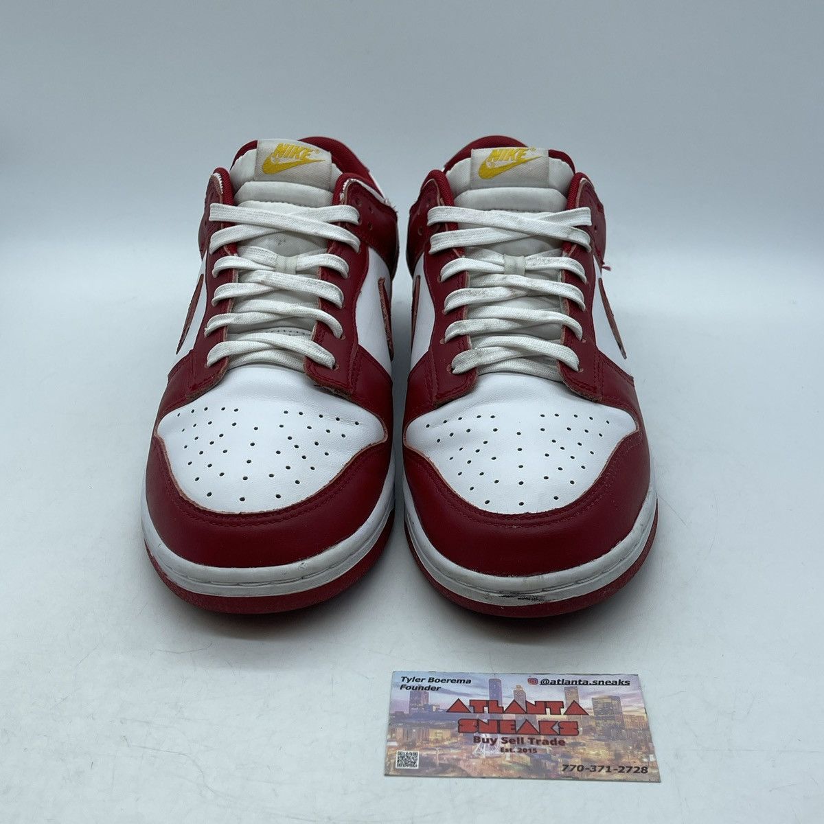 Nike Dunk low gym red Size US 12 / EU 45 - 2 Thumbnail