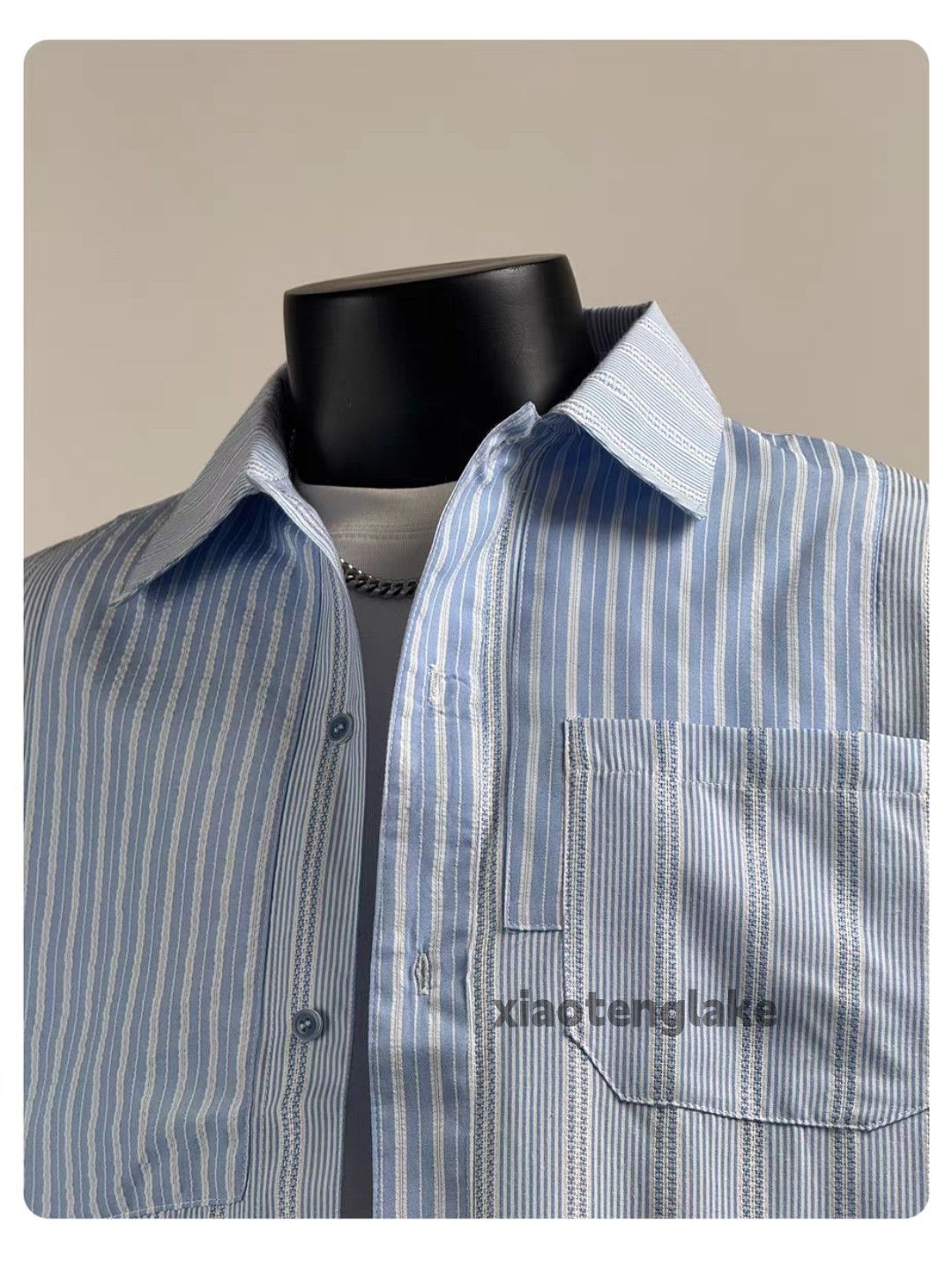 Designer Unisex outdoor utility striped yuppie loose y2k shirt Size US M / EU 48-50 / 2 - 6 Thumbnail